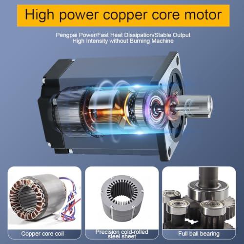 LCRHLCNC LCRHLCNC Servo Motor 400w 600w 750w with 60 80 Flange 17 Bit Absolute AC 220V Servo Driver High Accuracy Magnetic Servo 3000-6000RPM (600)