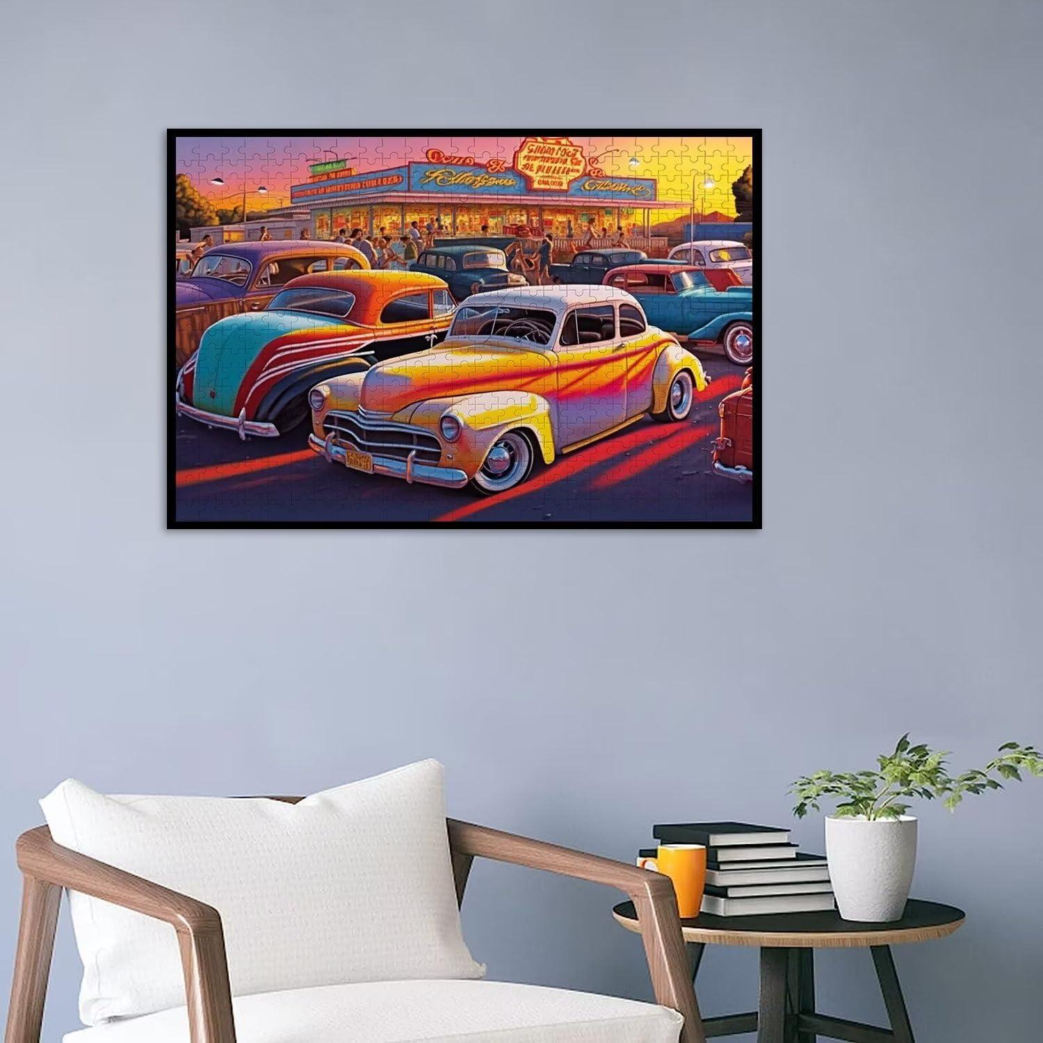 RMSGOZO 1000 Piece Wooden Puzzles - Vintage Lotus Buddha - Jigsaw Puzzles for Adults Kids, Each Piece Is Unique, Perfect Family Leisure Toys & Gifts - Puzzles Entertainment Collectibles