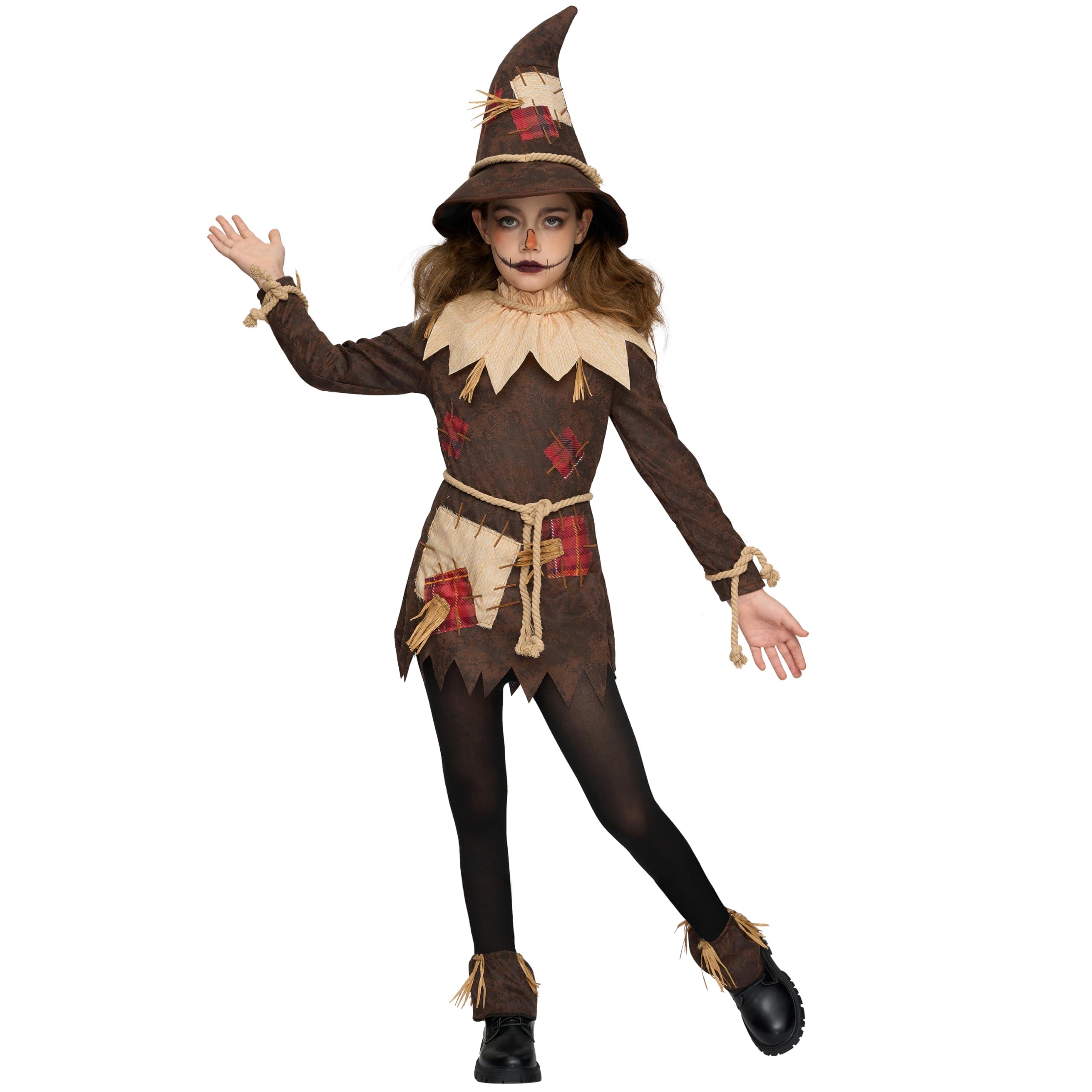 Spooktacular Creations Spooktacular Creations Scary Scarecrow Costume for Girls, Halloween Costume for Kids, Creepy Scarecrow Costume for Girls