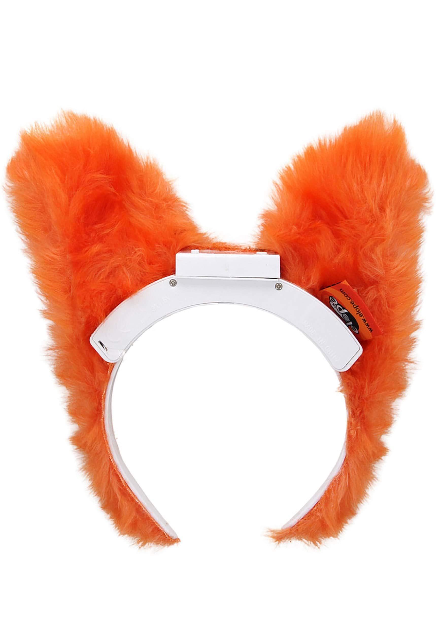 elope FUN Costumes Sound Activated Moving Fox Ears Headband Standard