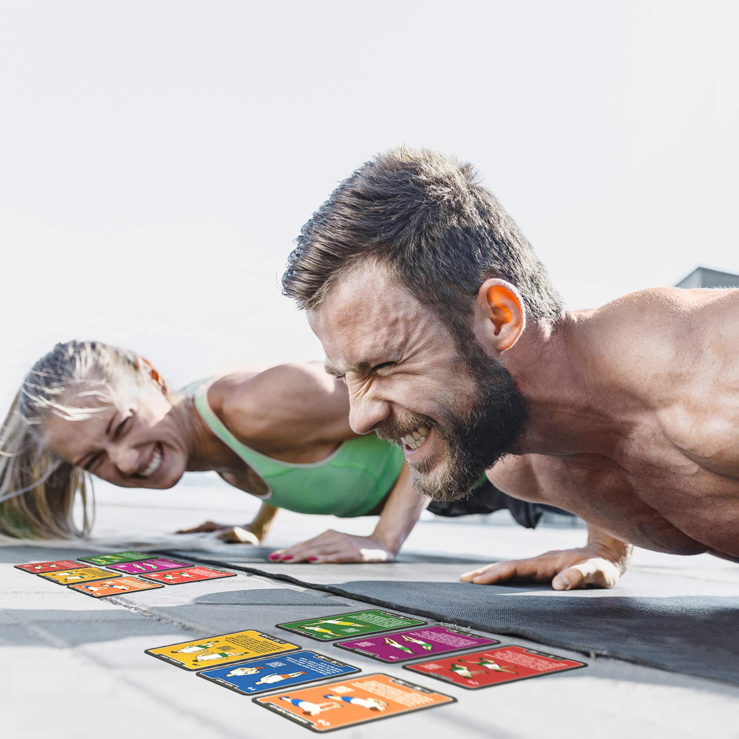 Stack 52 Stack 52 Bodyweight Exercise Cards: Workout Playing Card Game. Designed by a Military Fitness Expert. Video Instructions Included. No Equipment Needed. Burn Fat Build Muscle. (Updated Bodyweight Deck)