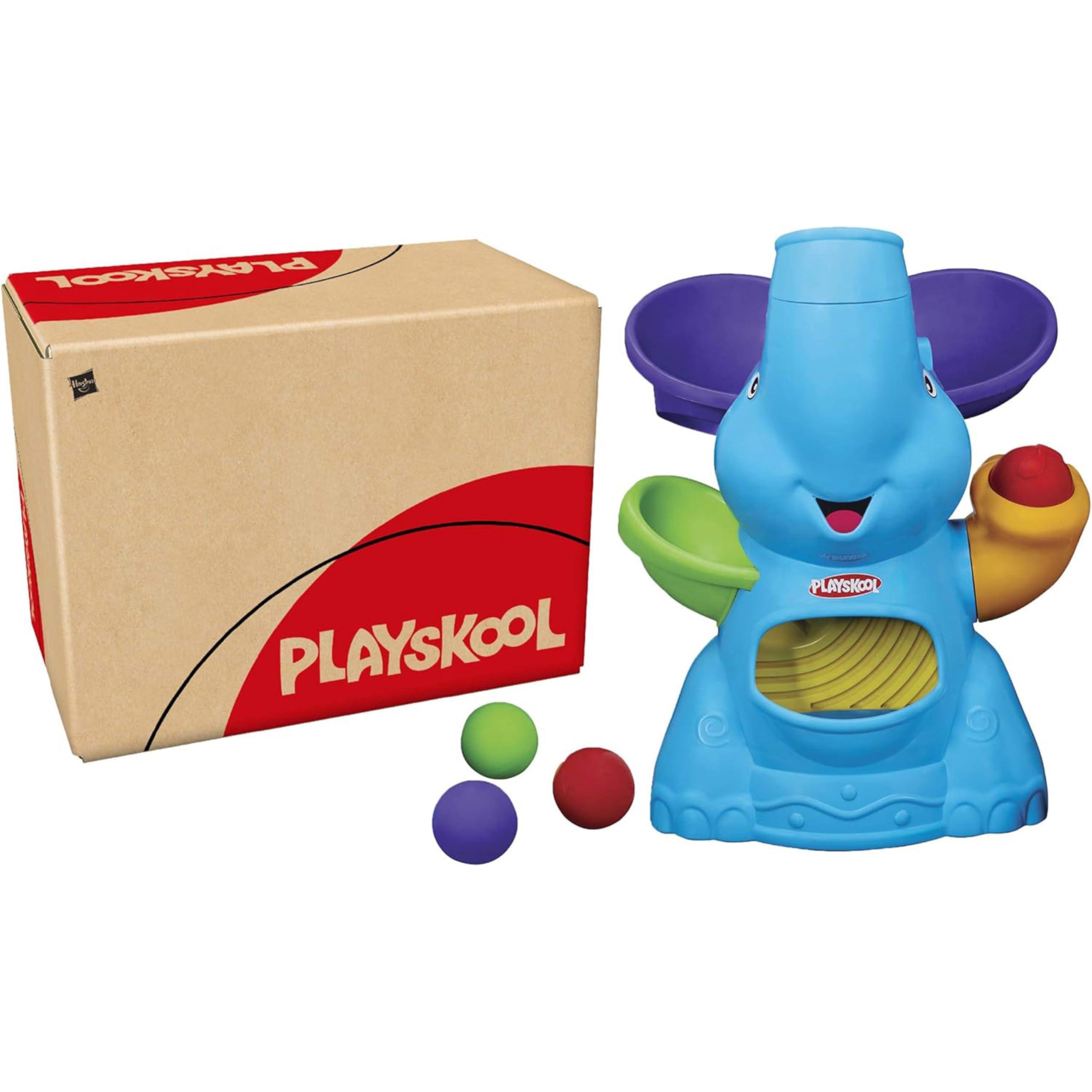 Playskool Playskool Elefun Busy Ball Popper Active Toy for Toddlers and Babies 9 Months and Up with 4 Colorful Balls (Amazon Exclusive)