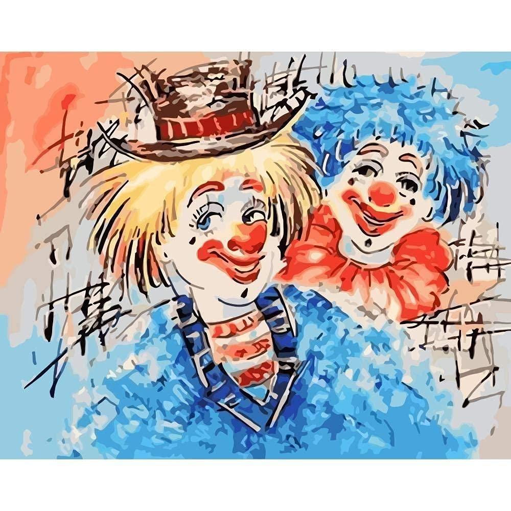 Contrence Jigsaw Puzzles 500 Pieces for Adults Circus Funny Clown Every Piece is Unique, Softclick Technology Means Pieces Fit Together Perfectly