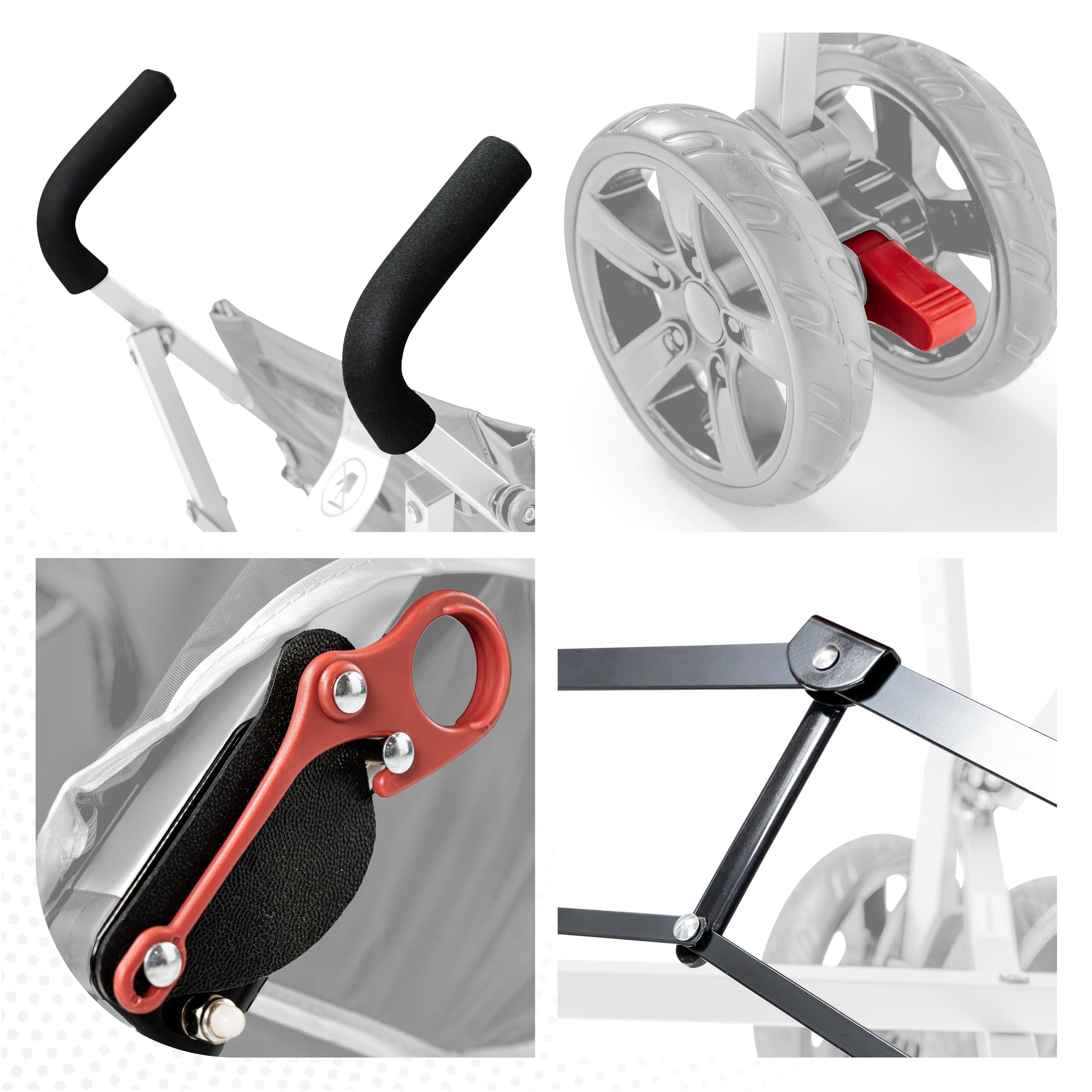 Coche Coche XL Special Needs Stroller, Disability Stroller for Older Child, Larger Size Pushchair, Easy Folding System, Lightweight Aluminum Frame (Pink)