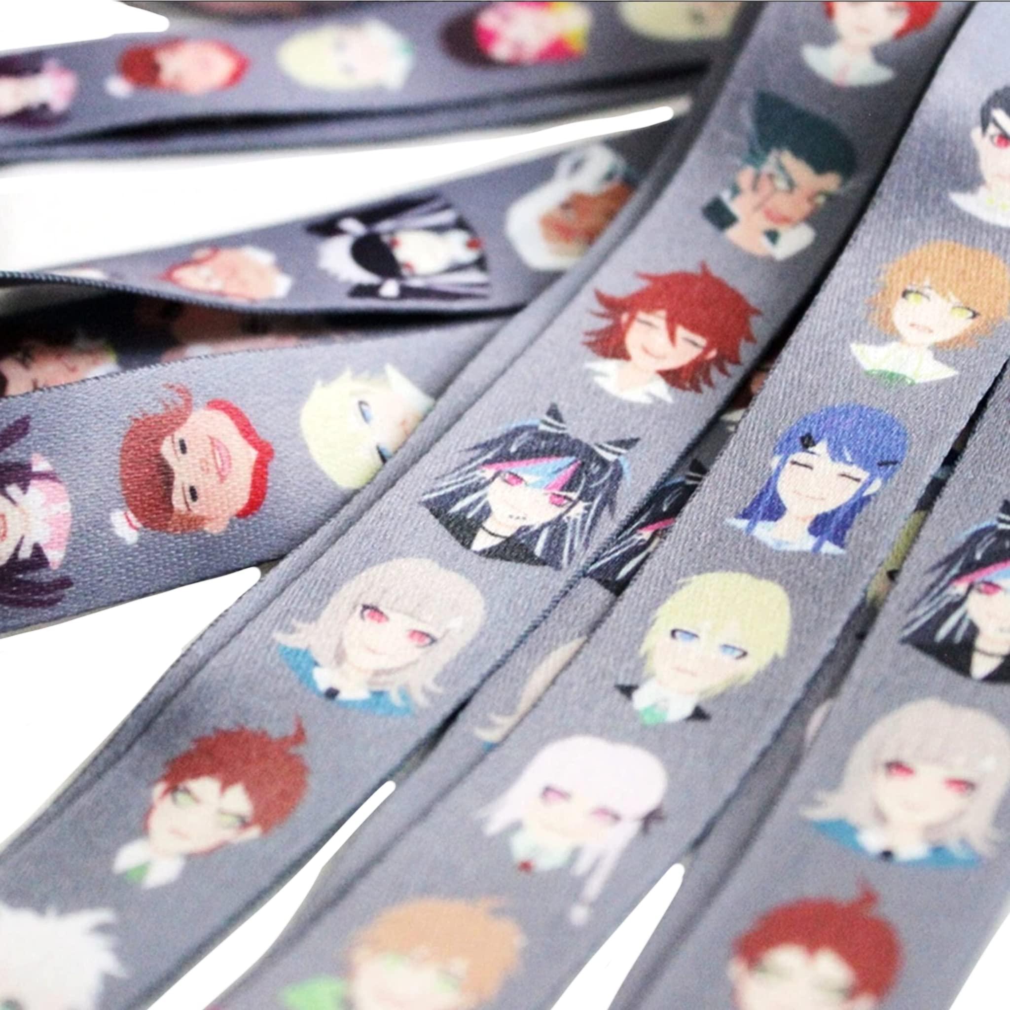 KOHI ANDIE DANGAN RONPA LANYARD FT. KOMAEDA, MONOKUMA, CHIAKI, JUNKO, ETC.
