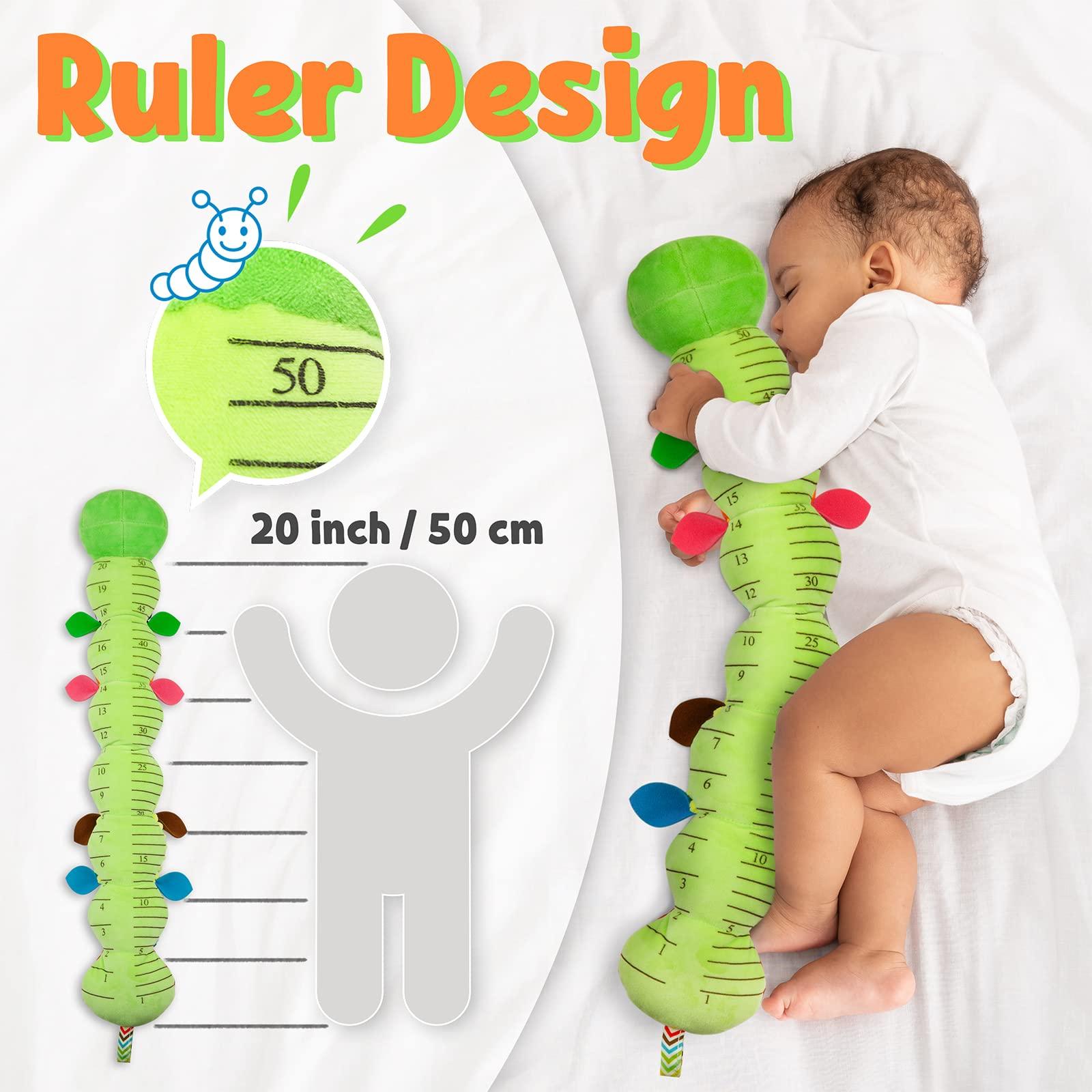 LIGHTDESIRE LIGHTDESIRE Baby Toys Musical Caterpillar,Infant Stuffed Animal Toys with Crinkle and Rattles,Soft Sensory Toys with Textures for Tummy Time Newborn Boys Girls 0 3 6 12 Months(Green)