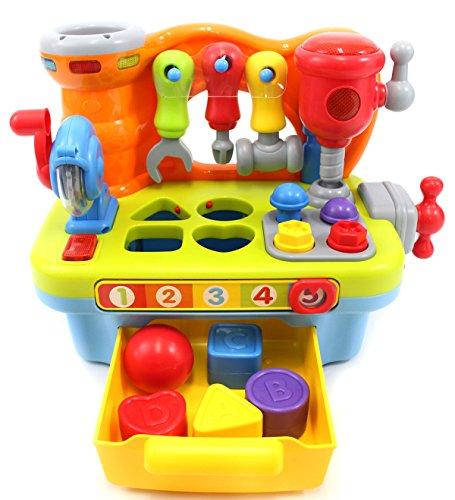 PowerTRC Little Engineer Multifunctional Musical Learning Tool Workbench For Kids image-1