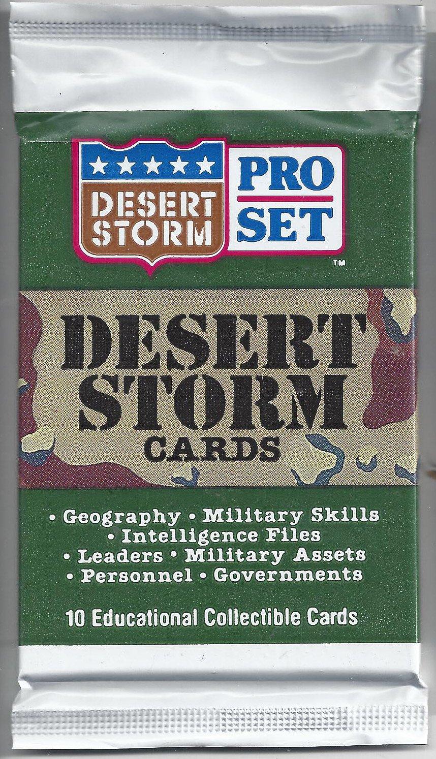 Pro Set Pro Set Desert Storm Trading Cards Box