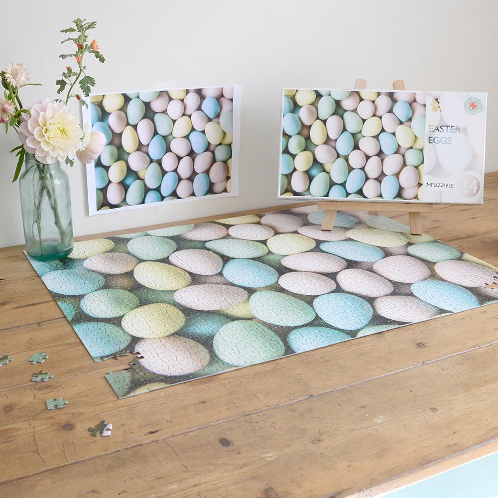 All Jigsaw Puzzles Jigsaw Puzzles for Adults 1000 Pieces Jigsaw Puzzles - Impuzzibles Easter Eggs - 1000 Piece Hardest Jigsaw Puzzle - 66 X 50cm - Hard Jigsaw Puzzle for Adults
