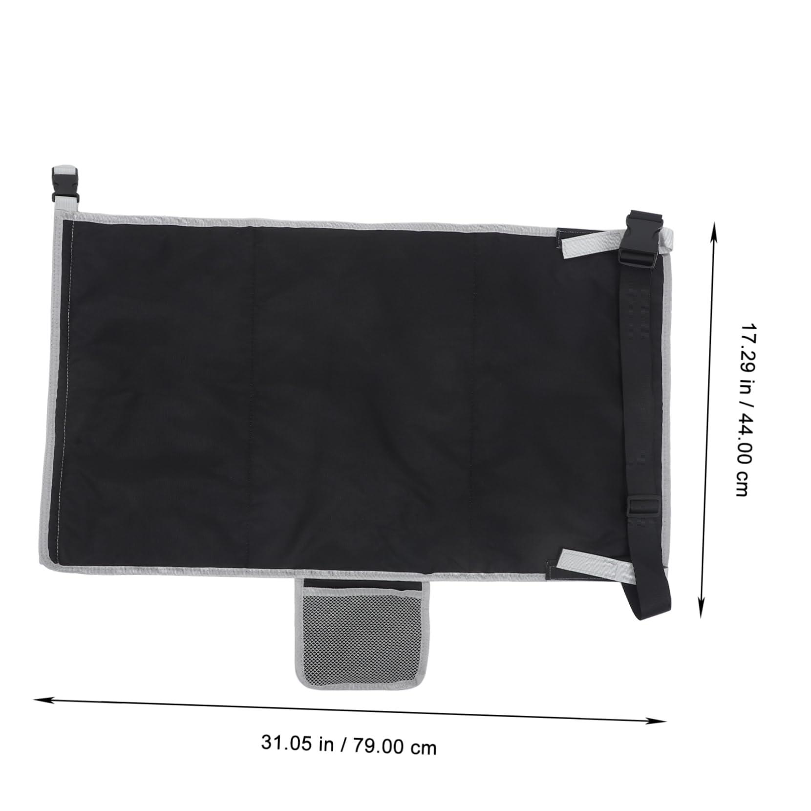 HAPINARY HAPINARY 1 Set Portable Travel Bed Seat Essentials Travel Essentials Airpl Extender Plane Bed Jet Travel Supplies Travel Bed Flight Bed Black