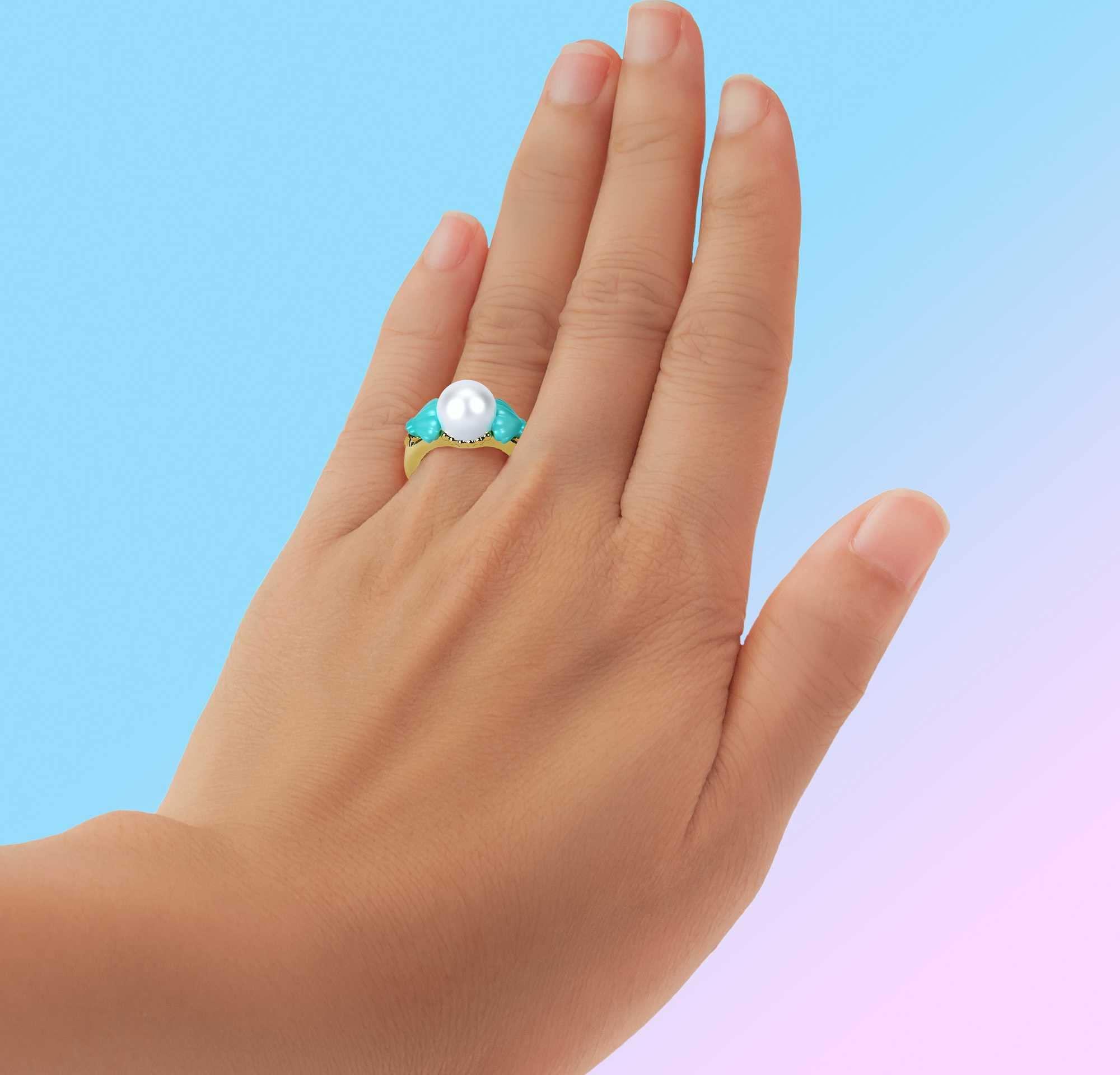 Polly Pocket Polly Pocket Keepsake Collection Mermaid Dreams Collectible Compact, Under-The-Sea Theme, Special Box, 2 Mermaid Dolls, Wearable Ring & More, Collectible Gift, Ages 4 Years Old & Up