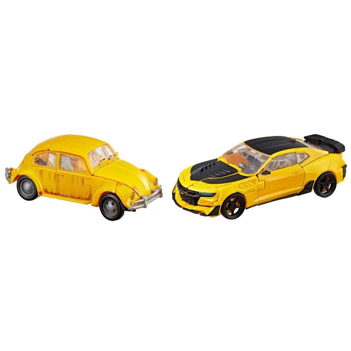 Transformers Transformers Studio Series 24 and 25 Deluxe Class Bumblebee 2-pack Including 1967 Volkswagen Beetle Bumblebee Movie Version and 2016 Chevrolet Camaro The Last Knight Movie Version