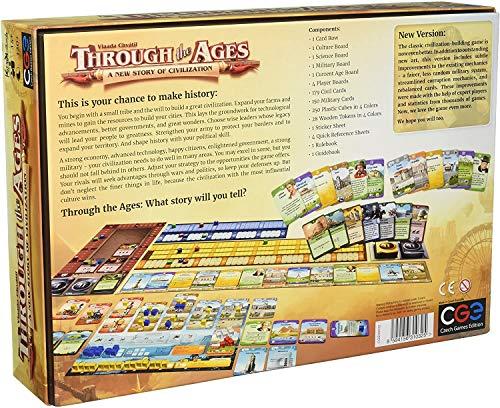 CGE Czech Games Edition Czech Games Through The Ages by CGE Edition, Strategy Board Game