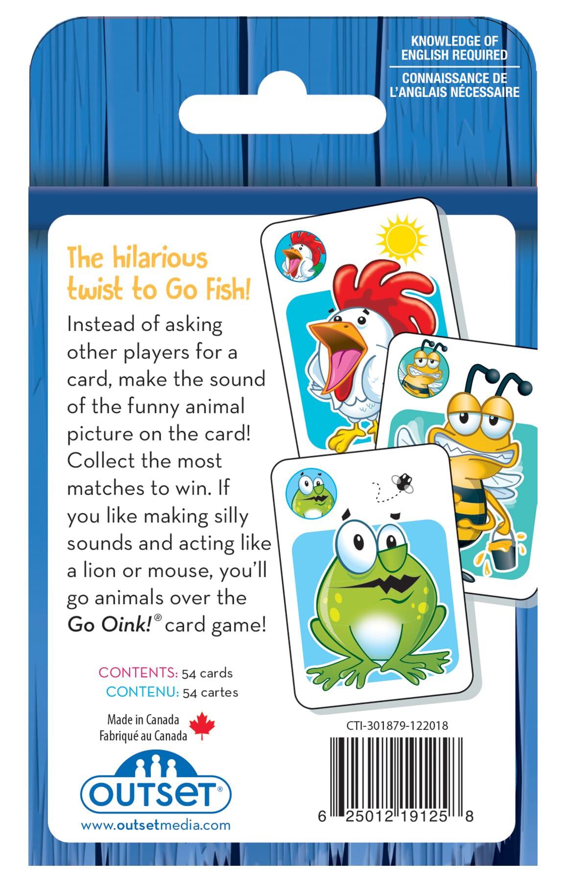 Outset Media Outset Media Go Oink - The Silly Sounds Card Game for Ages 4+