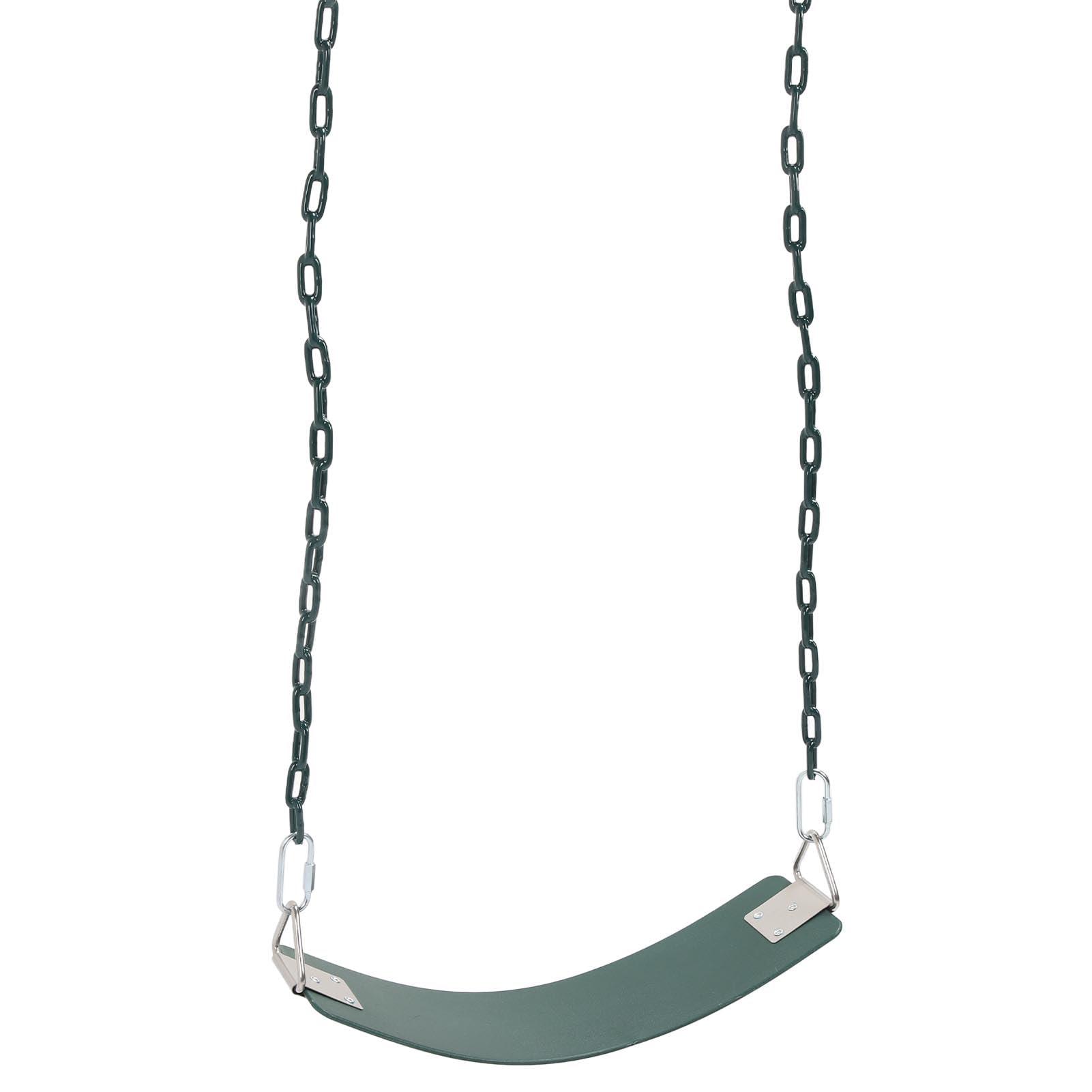 Leapiture Heavy Duty Swing Soft Board Swing Commercial Swing Set Industrial Swing Set Accessories Replacement for Kids Outdoors Playground Green Support 440.9lb