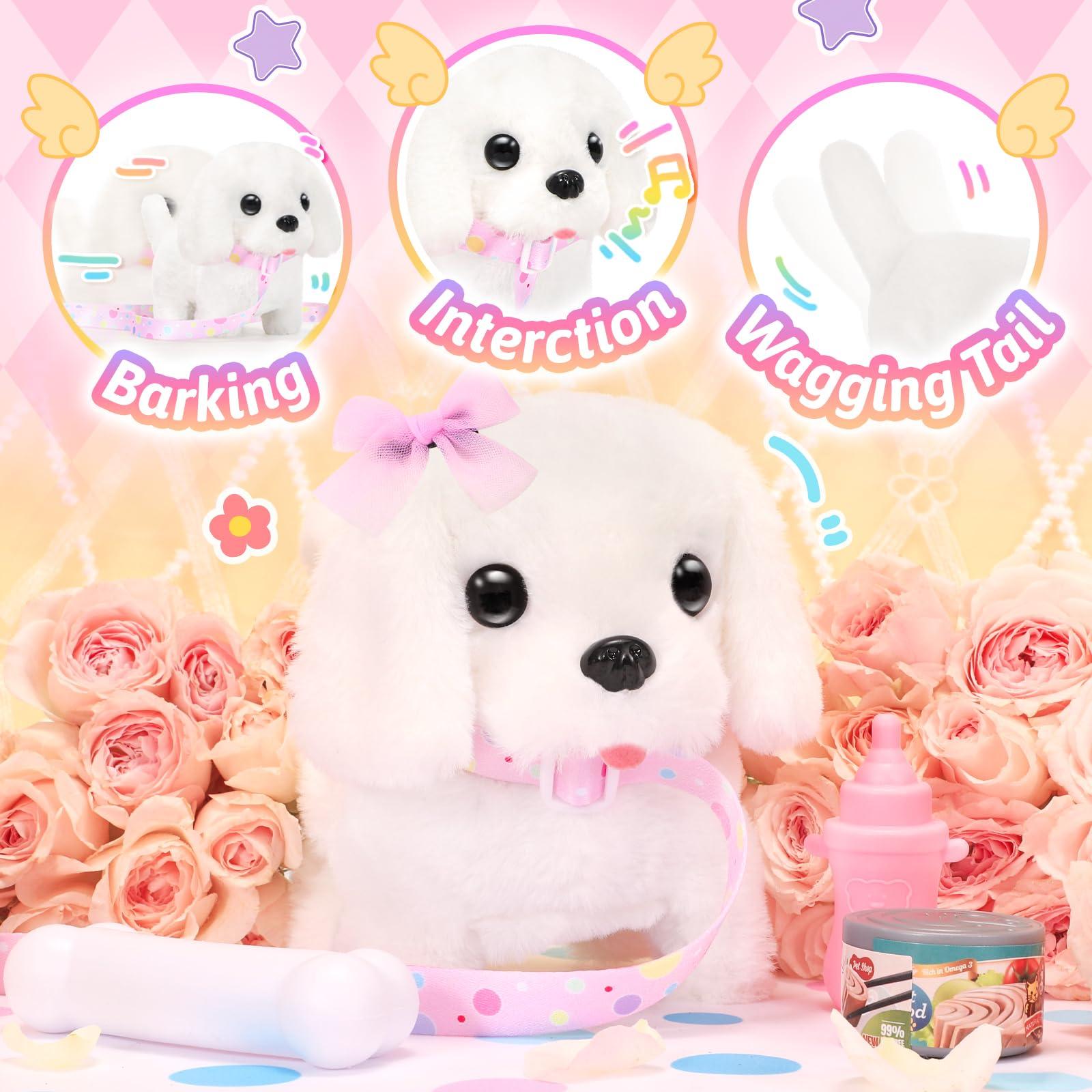 Tagitary Tagitary Plush Toy Interactive Unicorn and Puppy Toys for Kids with Sounds