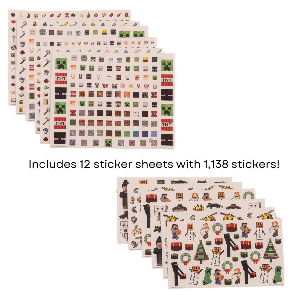 Innovative Designs Innovative Designs Minecraft Creative Coloring Canvas Painting and Activity Set for Kids, 1000+ pcs