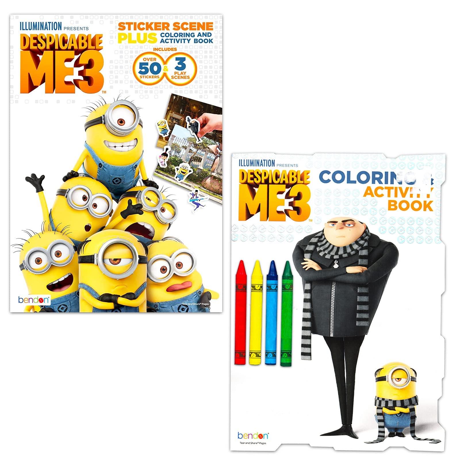 Despicable Me Minions Despicable Me Minions Coloring Book Bundle with 6 Activity and Coloring Books, Stickers, Crayons, and More