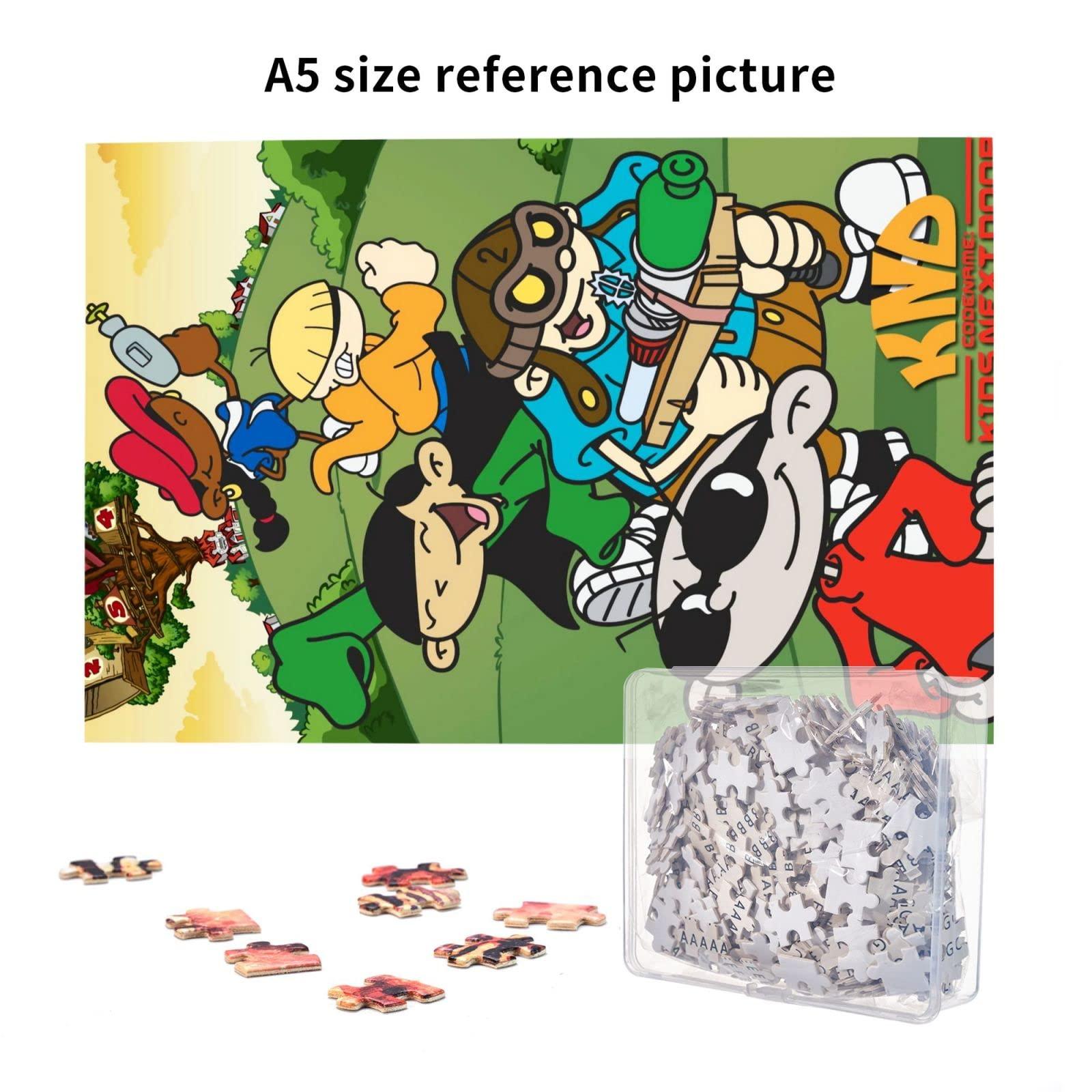 DHOUTSL DHOUTSL Jigsaw Puzzle Codename Kids Anime Next Door 1000 Piece Wooden Puzzle for Adults Educational Games Gift Jigsaw