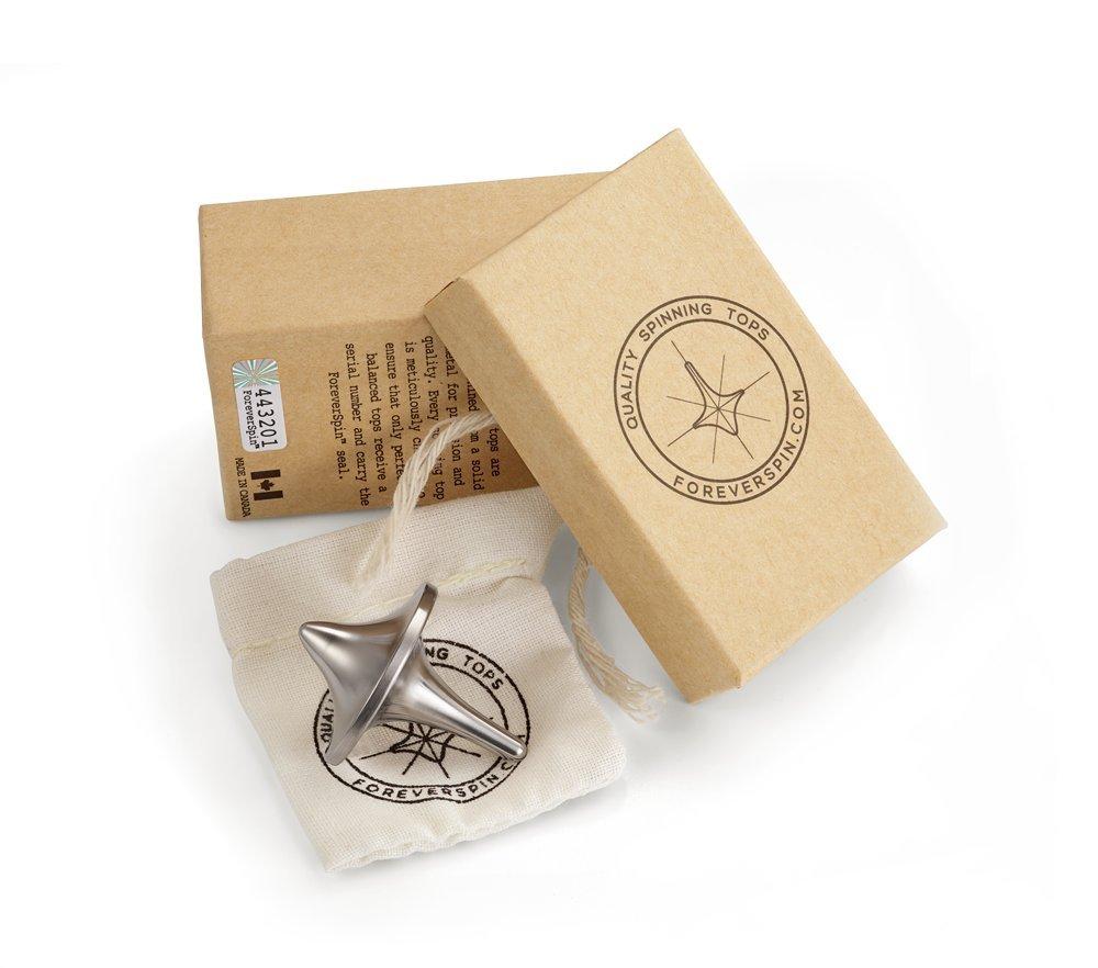 ForeverSpin ForeverSpin Titanium Spinning Top - World Famous Spinning Tops