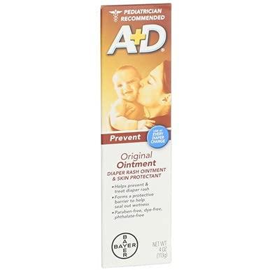 A&D A&D Diaper Rash Ointment Skin Protectant Original - 4 oz, Pack of 4