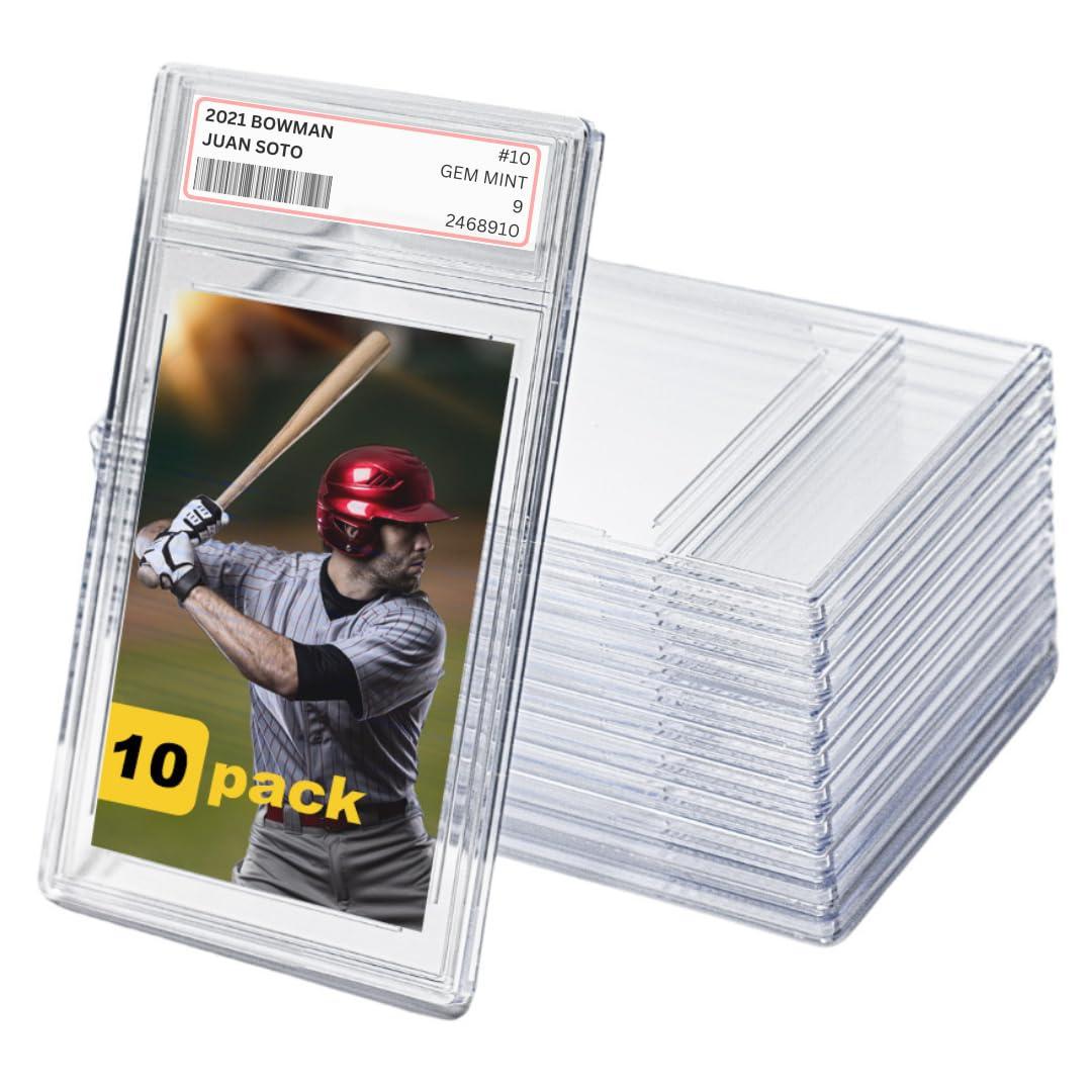 Pro-Tec Accessories Empty Graded Card Slab (Pack of 10) for Trading Sports Cards - Clear (10)