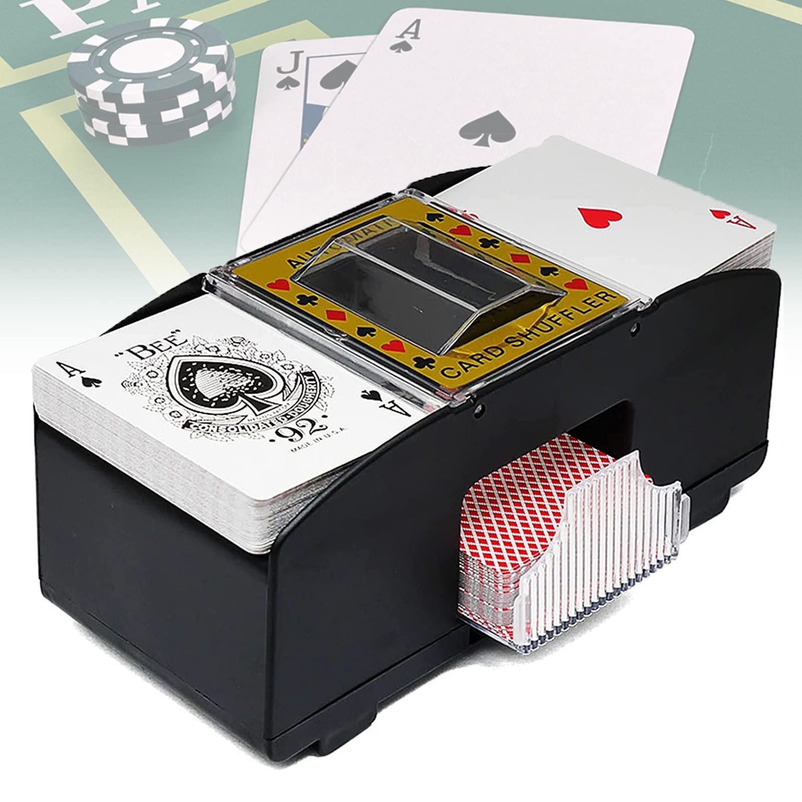 Lxwyq Automatic Card Shuffler, Mlangeur automatique de cartes, distributeur de cartes lectriques prenant en charge diverses mthodes de jeu personnalises pour jeu de cartes jouer, UNO, poker, jeux de c