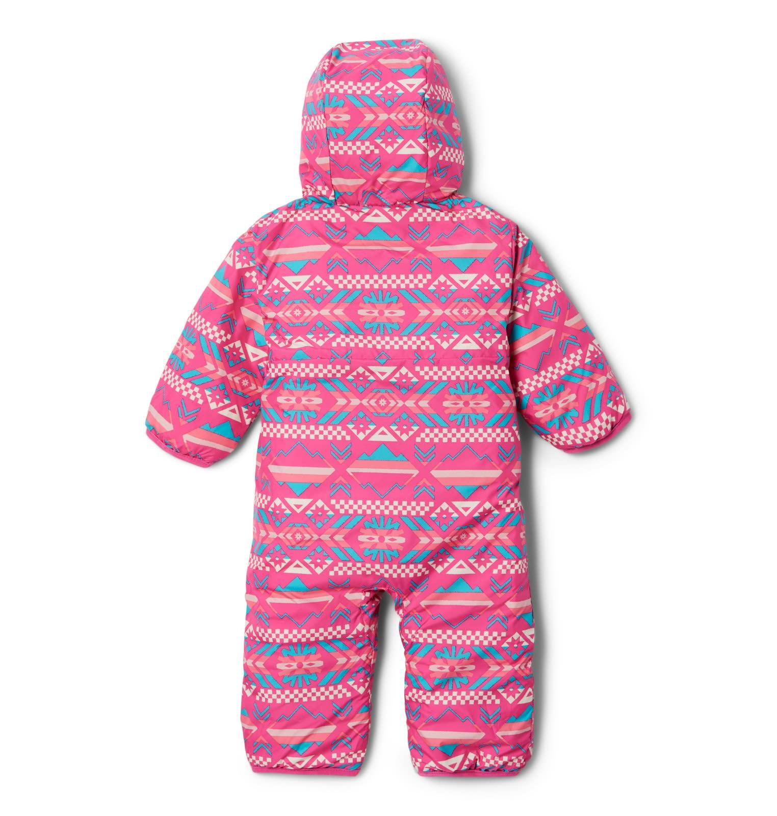 Columbia Columbia Baby Powder Lite Reversible Bunting, Pink Ice/Pink Orchid, 18/24