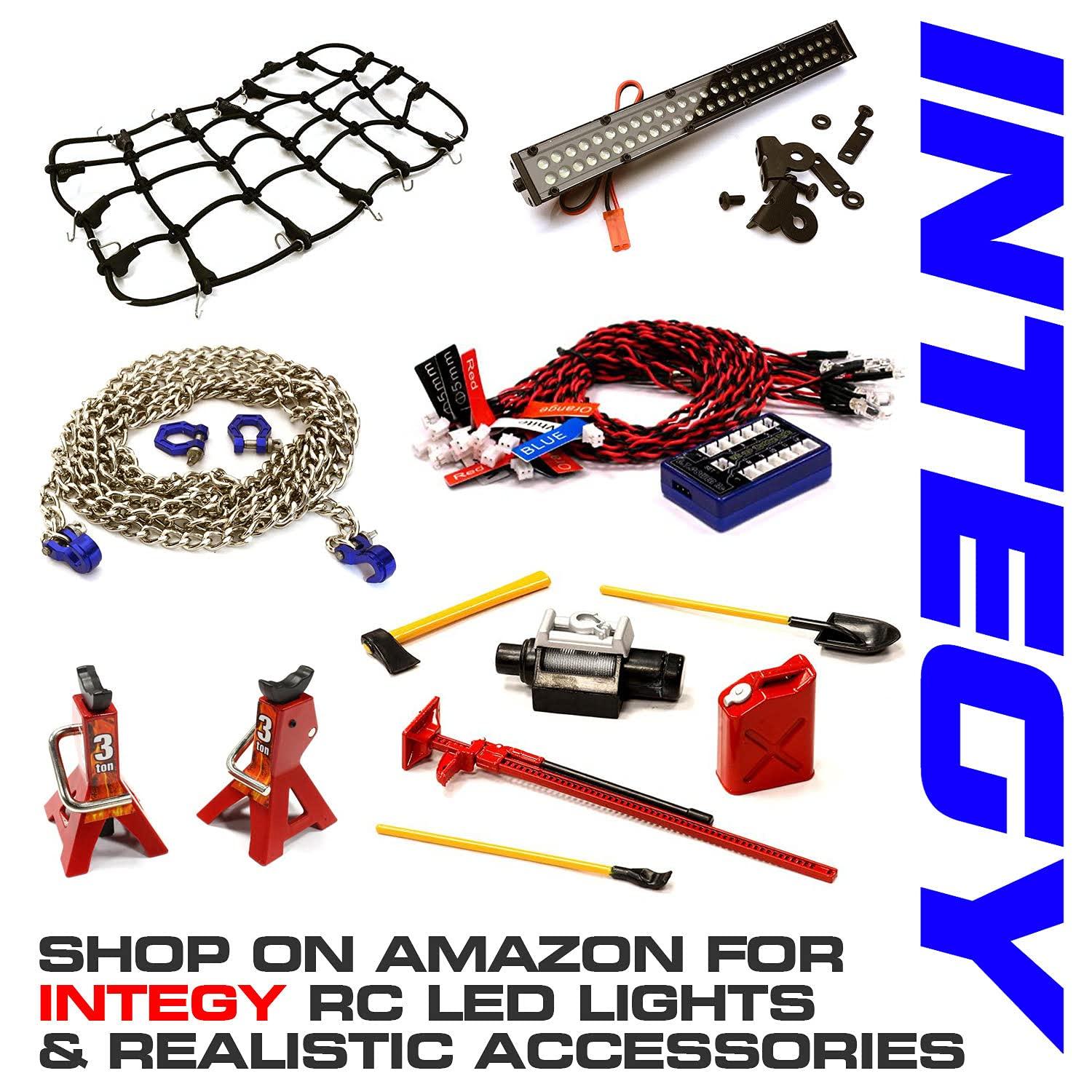 Integy Upgrades for HPI, Billet Machined Hub Carriers for HPI 1/10 Scale Crawler King