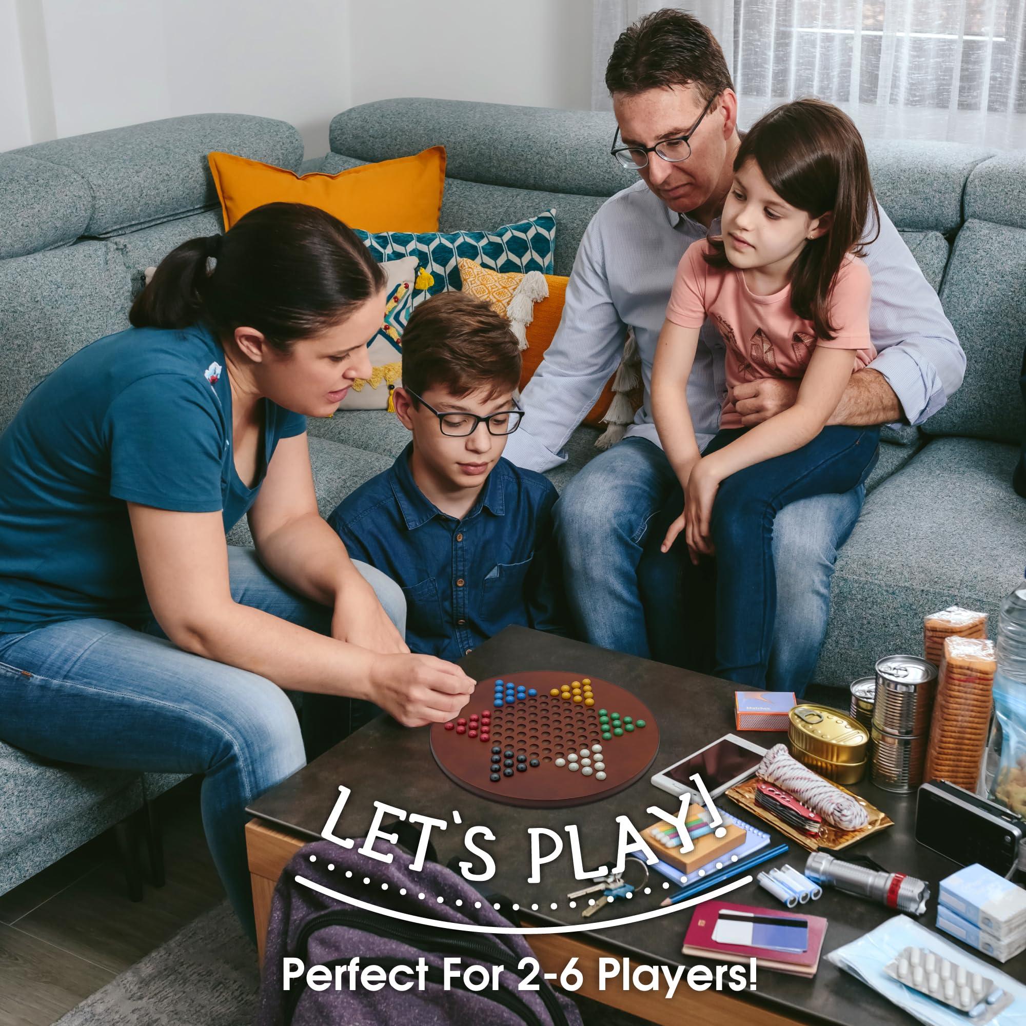 CHH CHH 15" Jumbo Chinese Checkers with Marbles