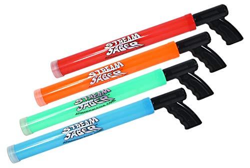 Water Sports Stream Machine SS-750 Water Gun: Light Up 17-Inch Single Barrel Water Blaster with 70 Feet Reach - Squirt Gun for Outdoor Games, Water Guns for Adults and for Kids, Swimming Pool Toys, Colors May Vary