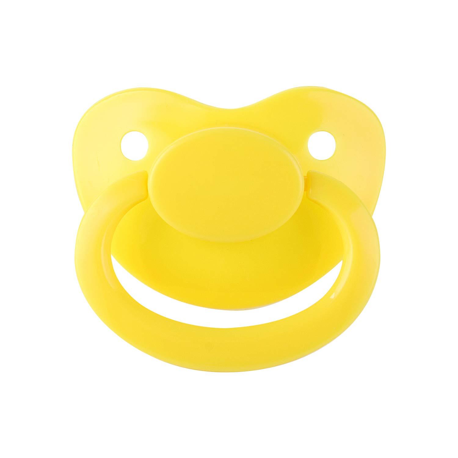 LOPSUM LOPSUM Adult-Sized Pacifier for Stress Relief and Relaxation (yellow)