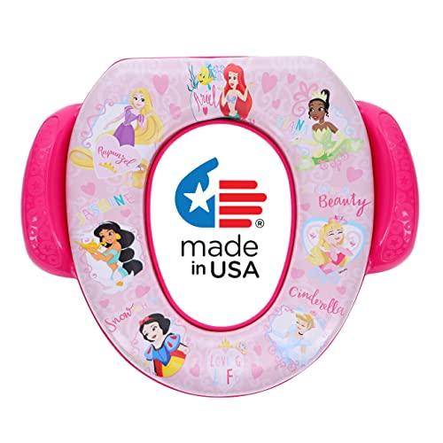 Disney Disney Princess "Loving Life" Soft Potty Seat and Potty Training Seat - Soft Cushion, Baby Potty Training, Safe, Easy to Clean