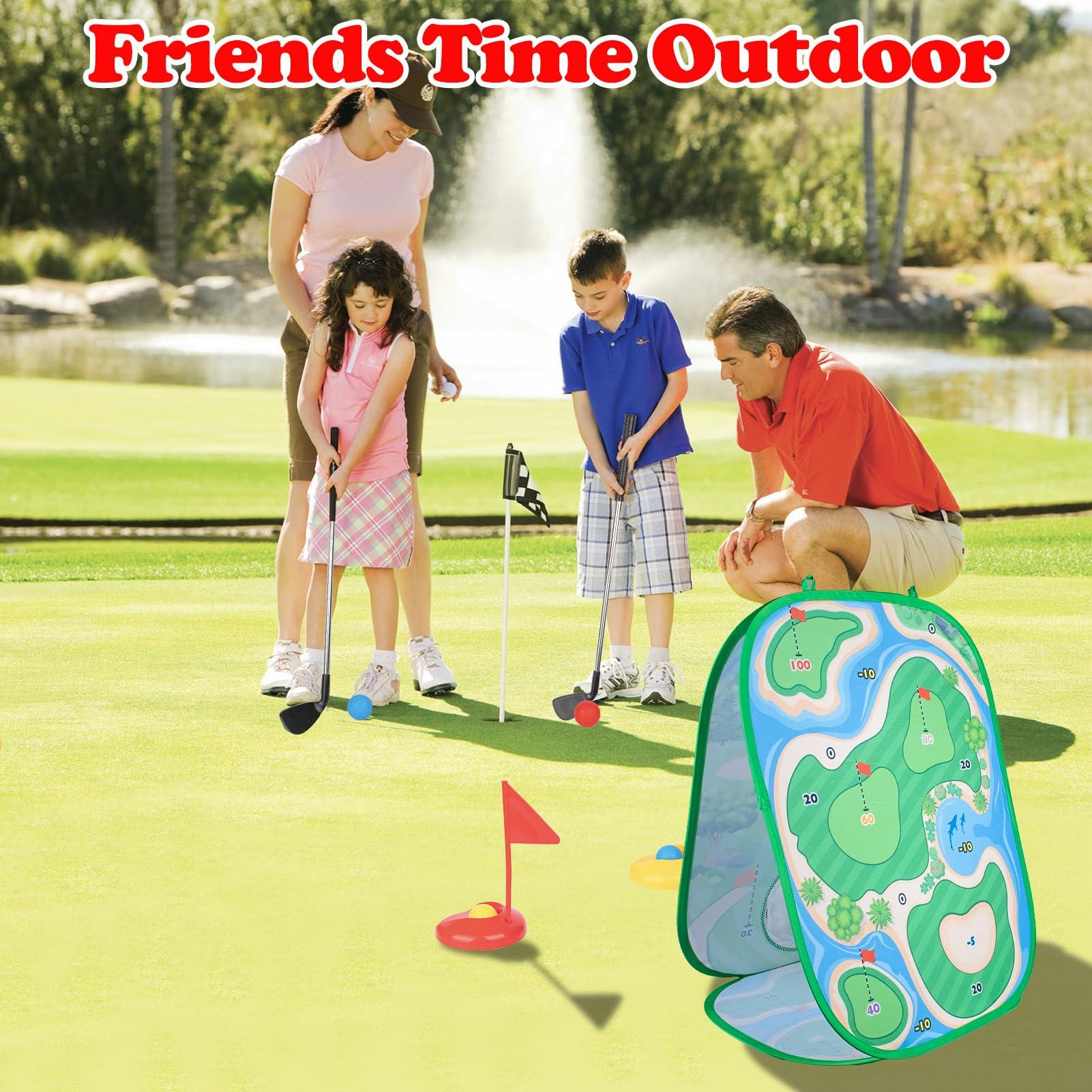 Awsoo Awsoo Golf Toys Set for Kids 3 in 1 Golf Game for Kids with Eight Golf Balls (8 Golf Balls)