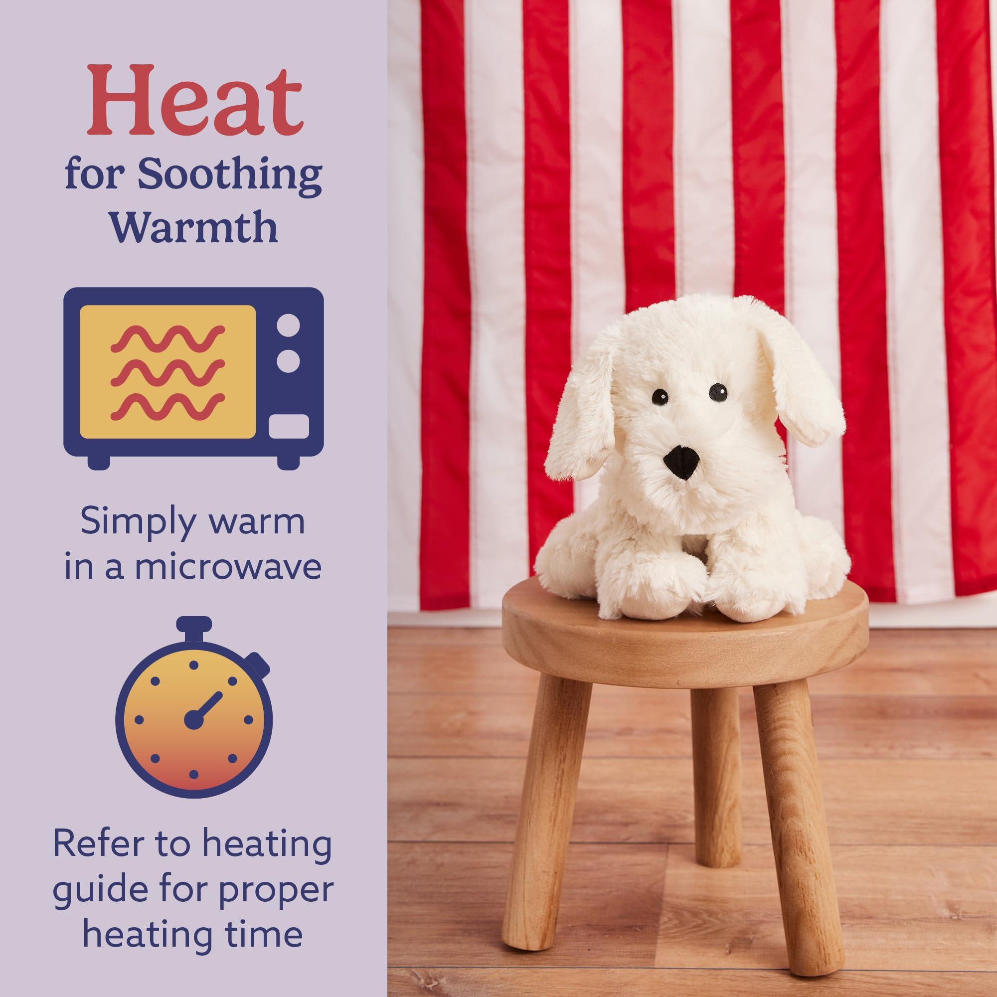 w warmies warmies Yellow Labrador Heatable and Coolable Weighted Pet Stuffed Animal Plush