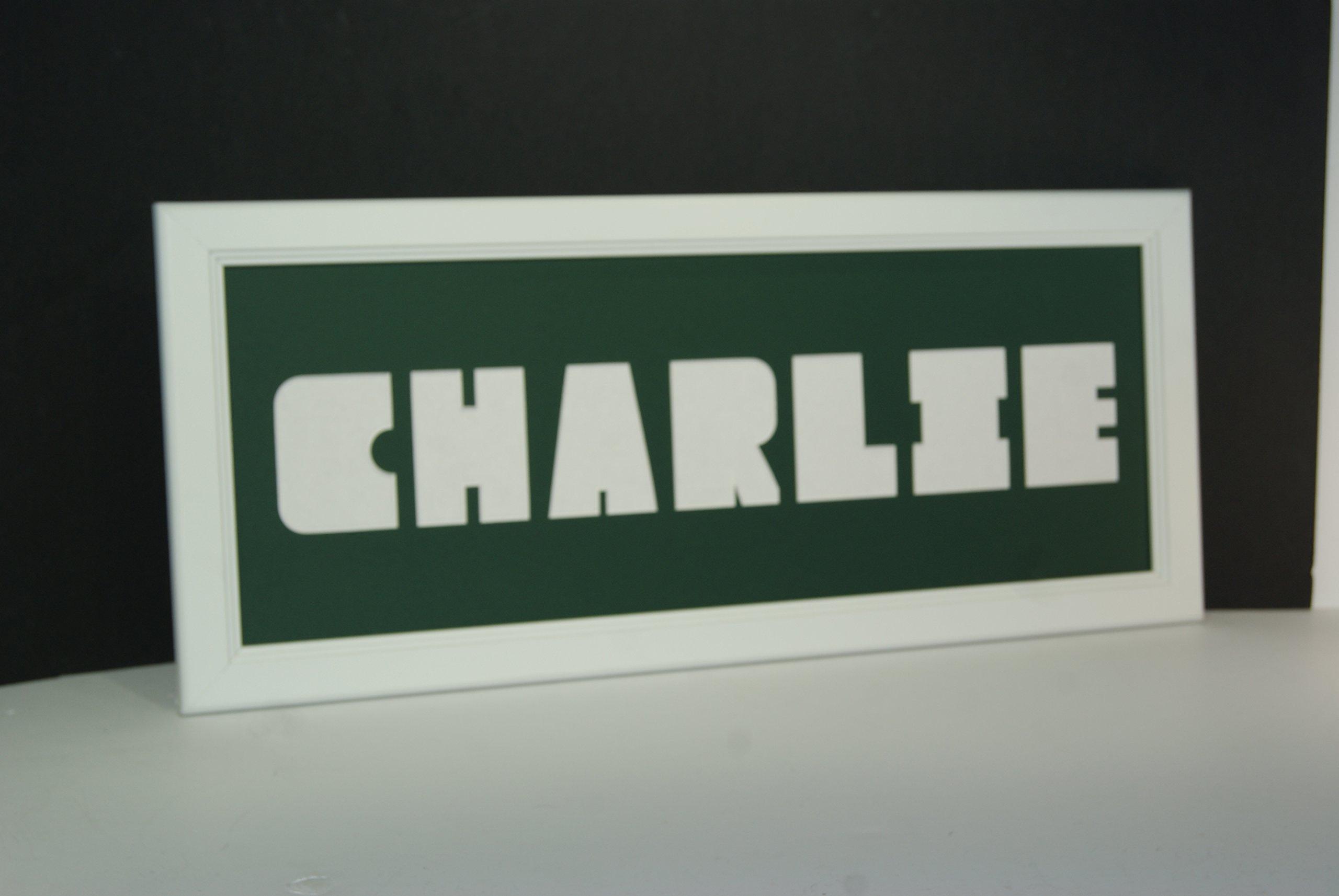 Creative Letter Art Creative Letter Art White Framed Custom Name Collage for your 4x6 Photographs with Glass Face - Newborn, Graduation, Wedding and Children Names