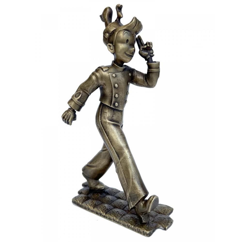 Plastoy Plastoy SAS Bronze Pixi Spirou and Spip en Marche Collectible Figure 5507 (2022)