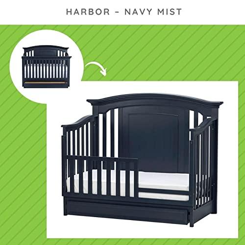 CC KITS CC KITS Toddler Bed Safety Guard Rail for Baby Cache Cribs (Navy)