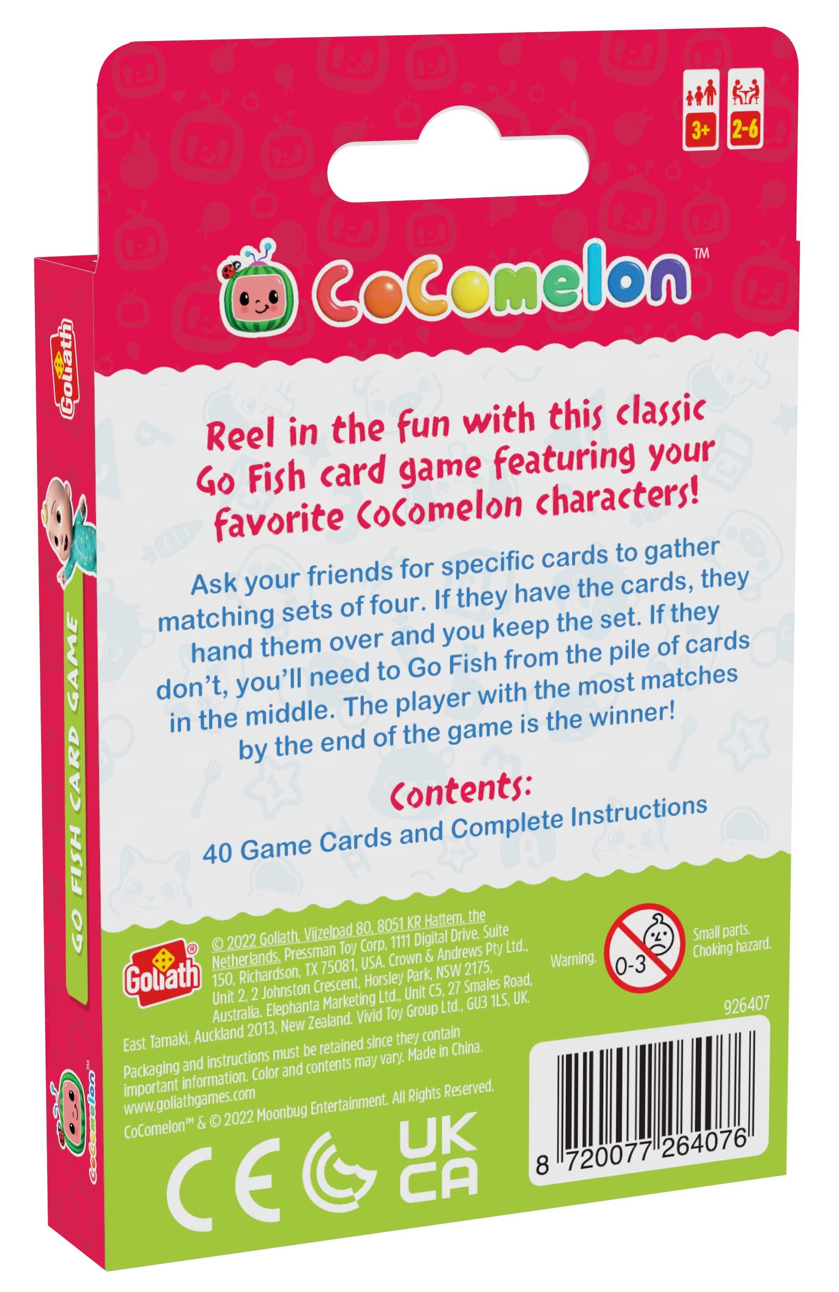 Goliath Goliath Cocomelon Go Fish Card Game - Classic Kids Matching Card Game Featuring Cocomelon Characters - Ages 3 and Up, 2-6 Players