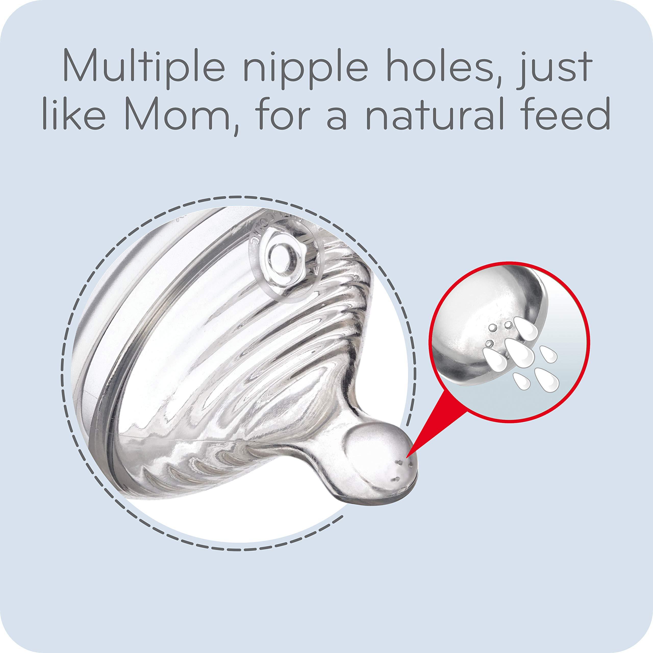 NUK NUK Simply Natural Baby Bottles, 2 Count (Pack of 1)