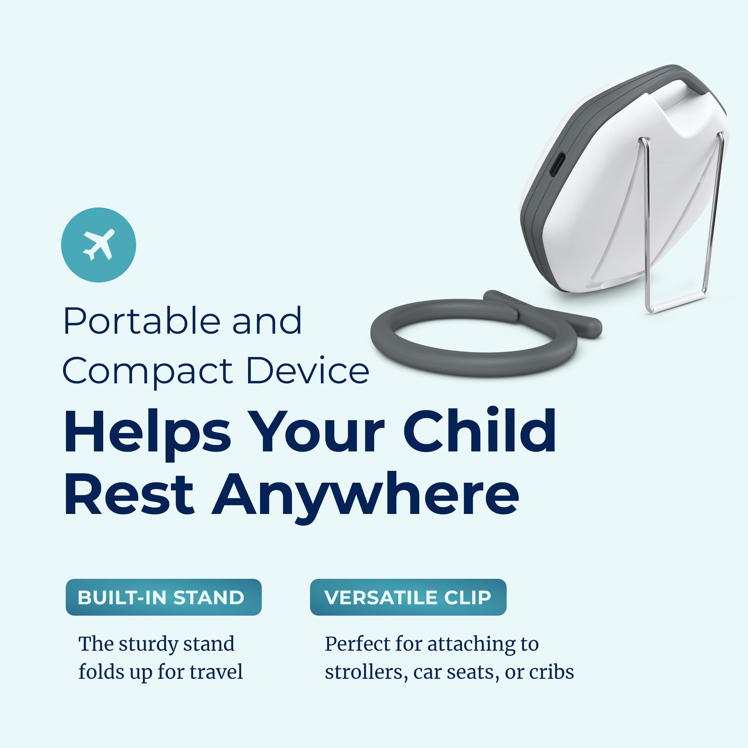 Adaptive Sound Technologies Adaptive Sound Technologies LectroFan Alpha Portable Sleep Sound Machine - Rechargeable White Noise Machine for Crib, Stroller, Car Seat & More - 7 Non-Looping Sounds - for Travel, Bedroom, Nursery