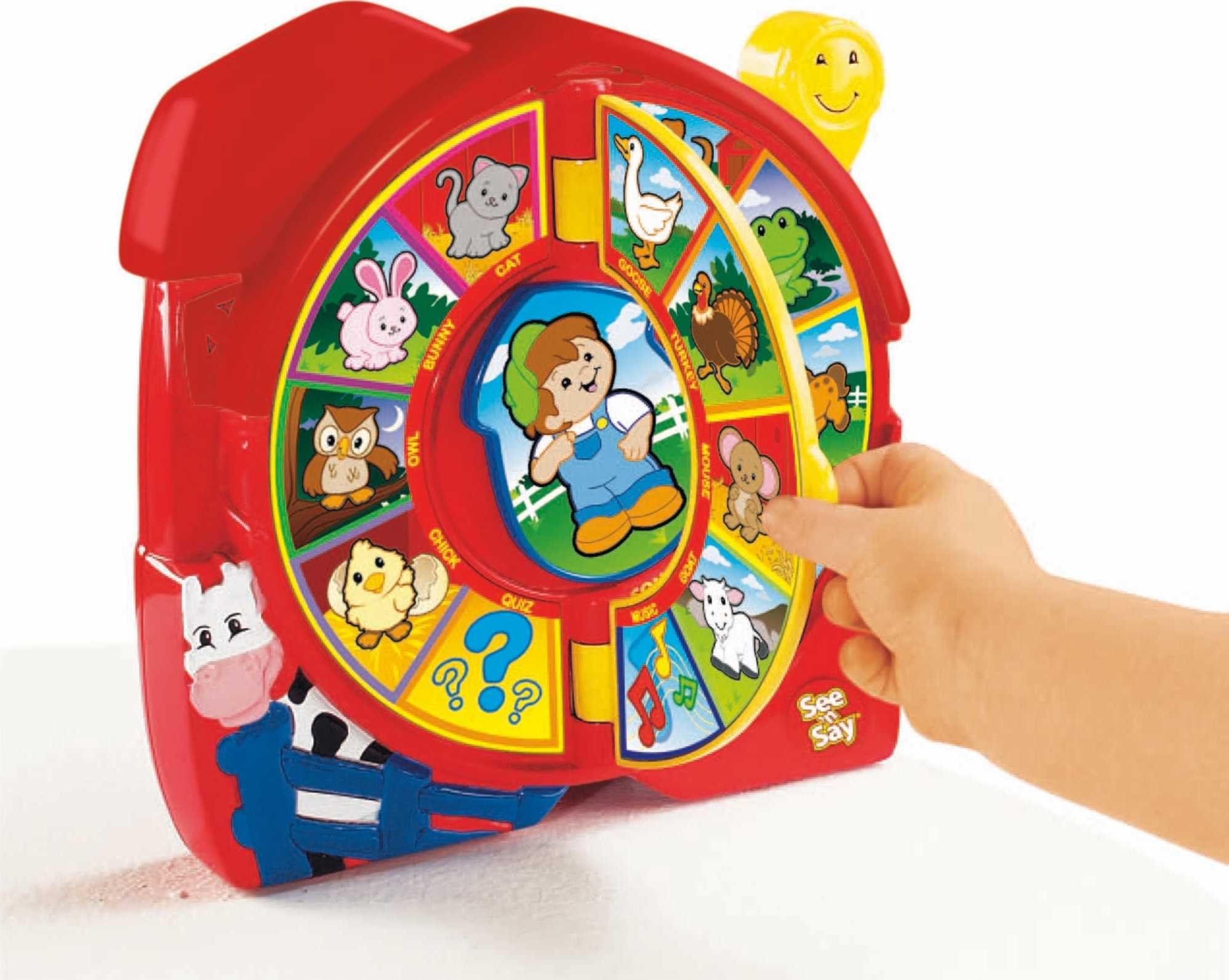 Fisher-Price Fisher-Price Little People Toddler Toy See n Say The Farmer Says, Learning Game with Music & Sounds for Kids Ages 18+ Months (Amazon Exclusive)