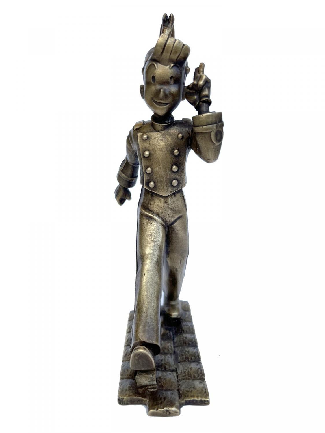 Plastoy Plastoy SAS Bronze Pixi Spirou and Spip en Marche Collectible Figure 5507 (2022)