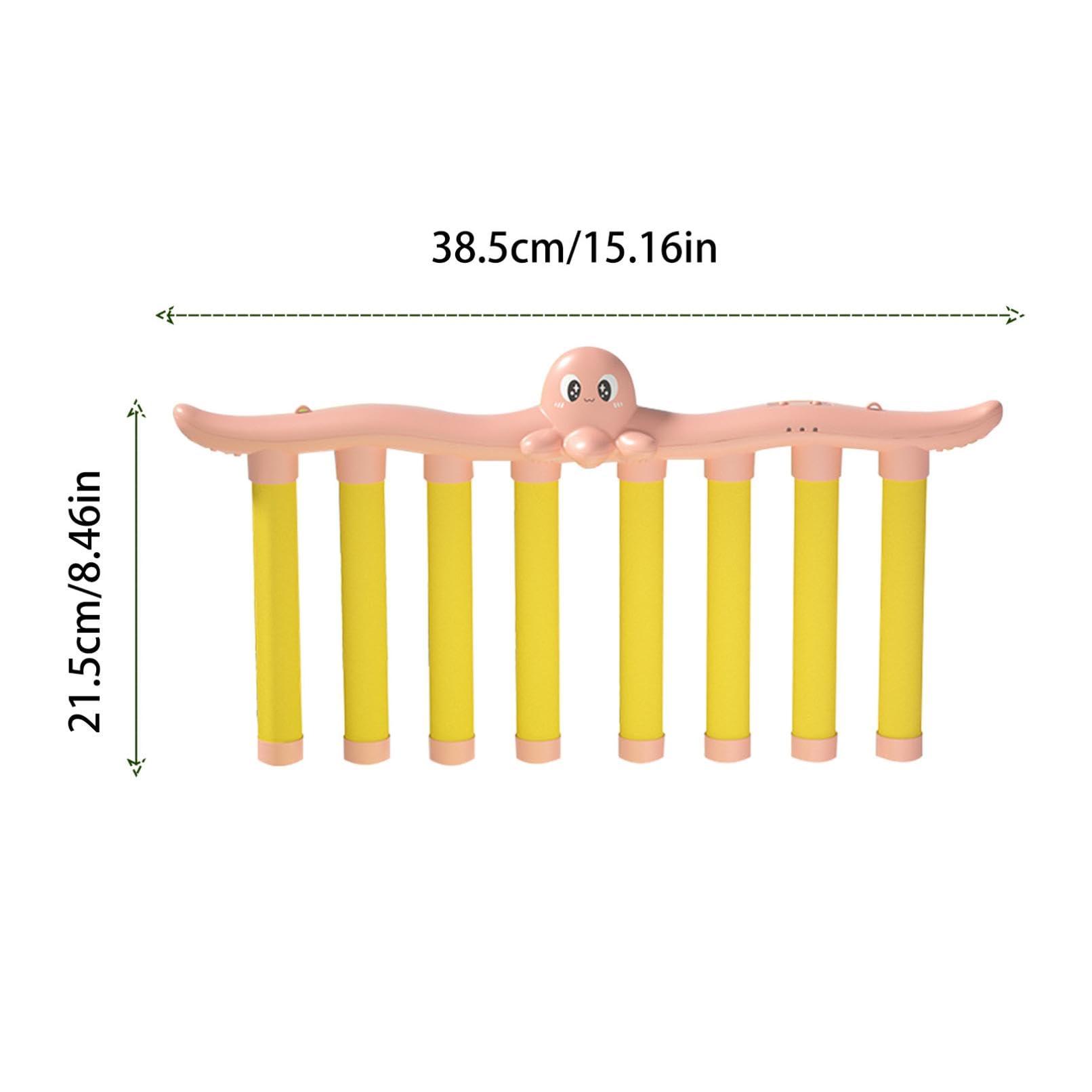 Generic Reflex Challenge Game, Drop Sticks Game, Reaction Training Toy, Hand Eye Coordination Training Catching Sticks Game, Game Stick Reflex Training, 3 Speed Adjustable Control, USB Rechargeable (Color D)