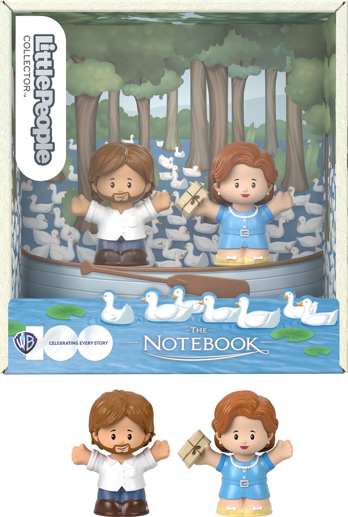 LittlePeople Collector Little People Collector The Notebook Movie Special Edition Set for Adults & Fans, Allie & Noah Figures in Display Box