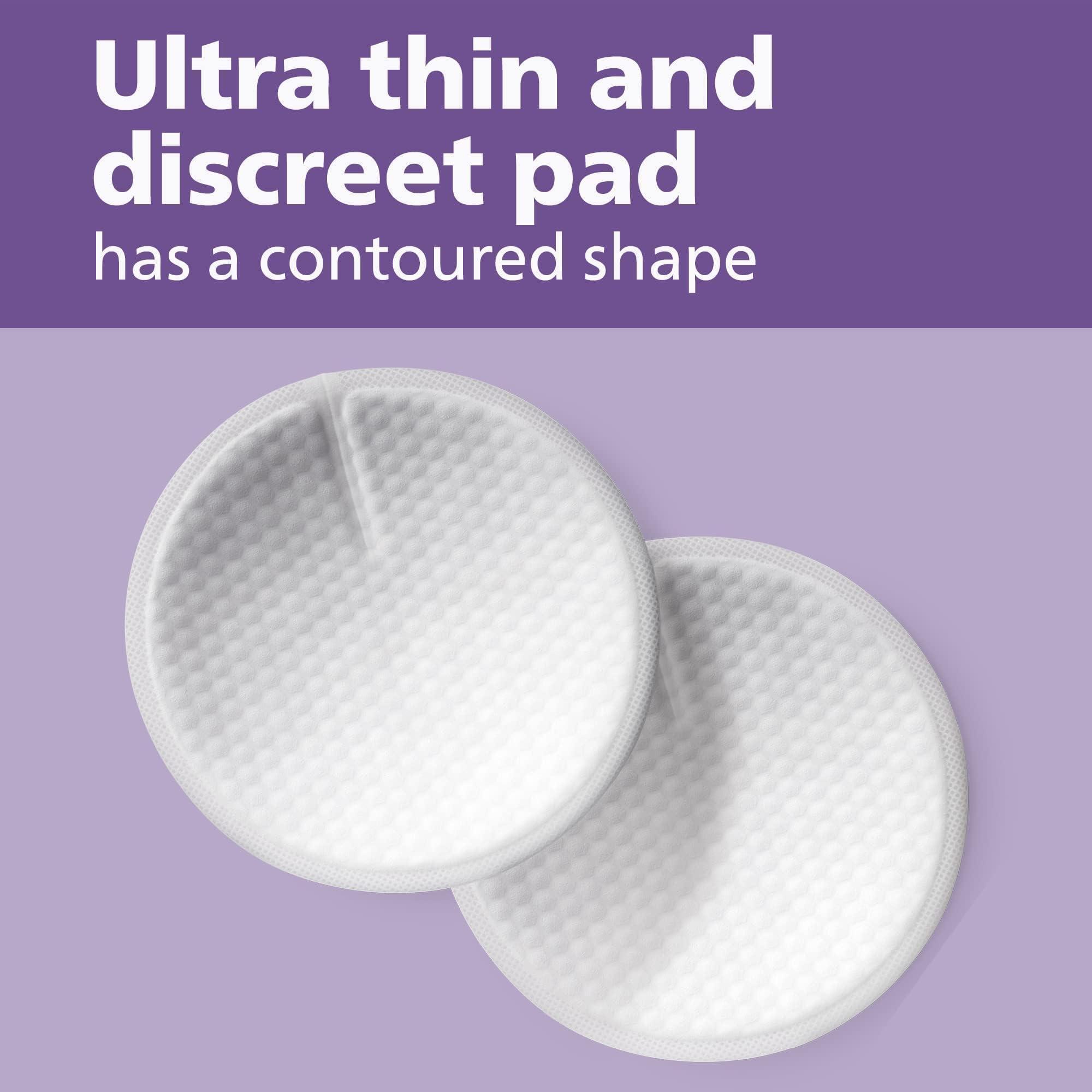 Philips AVENT Philips AVENT, Disposable Breast Pads, White, 100 Count, SCF254/13 (Pack of 2)