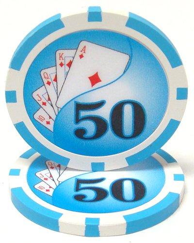 Poker Supplies 50 Yin Yang 13.5gm Clay Poker Chips - Choose!