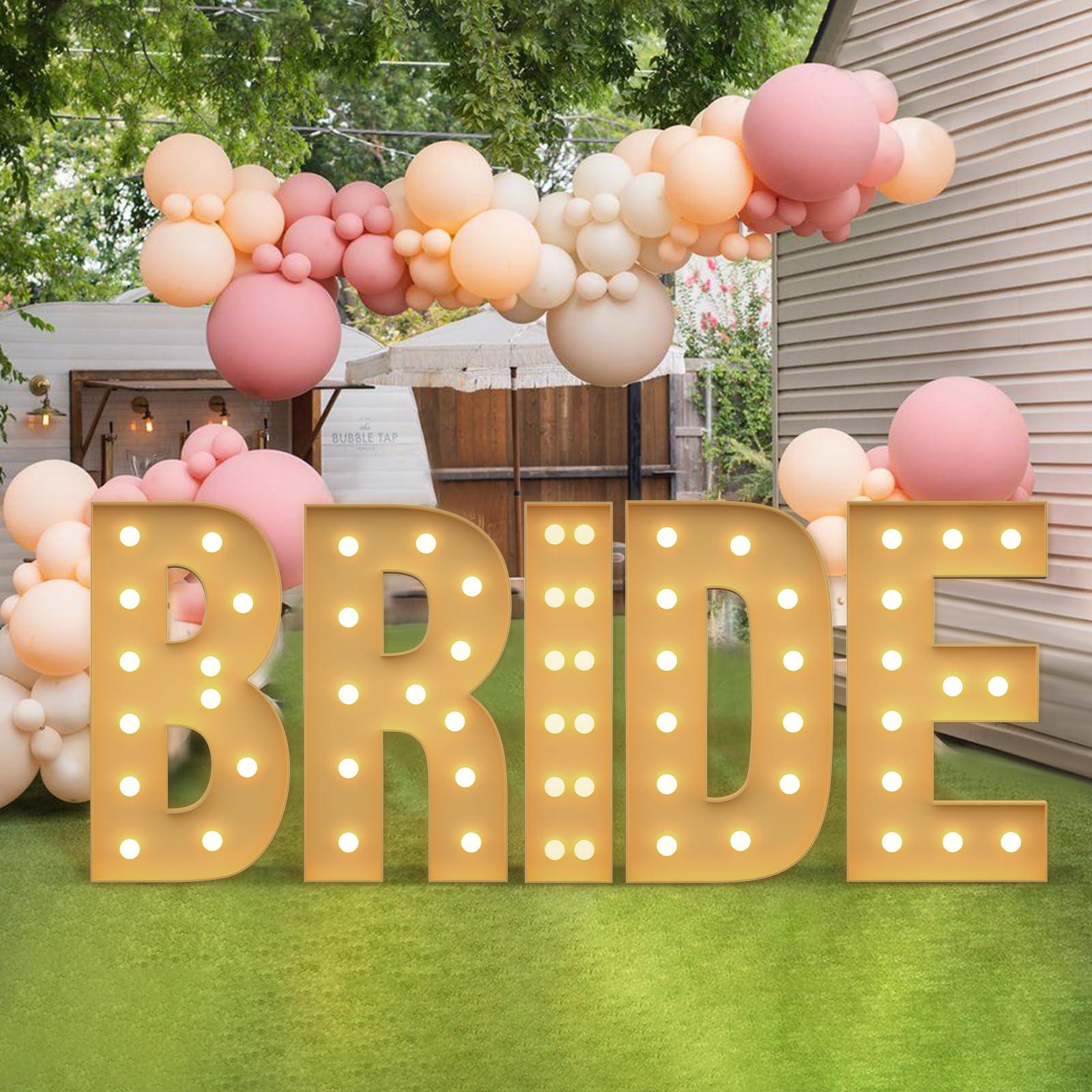 Tongjoy Tongjoy 4FT Marquee Light Up Letters, Large Marquee Letters, DIY Giant Letters for Baby Shower, Birthday Party Backdrop Decor Wedding Engagement Party, Pre-Cut Foam Board Letter I