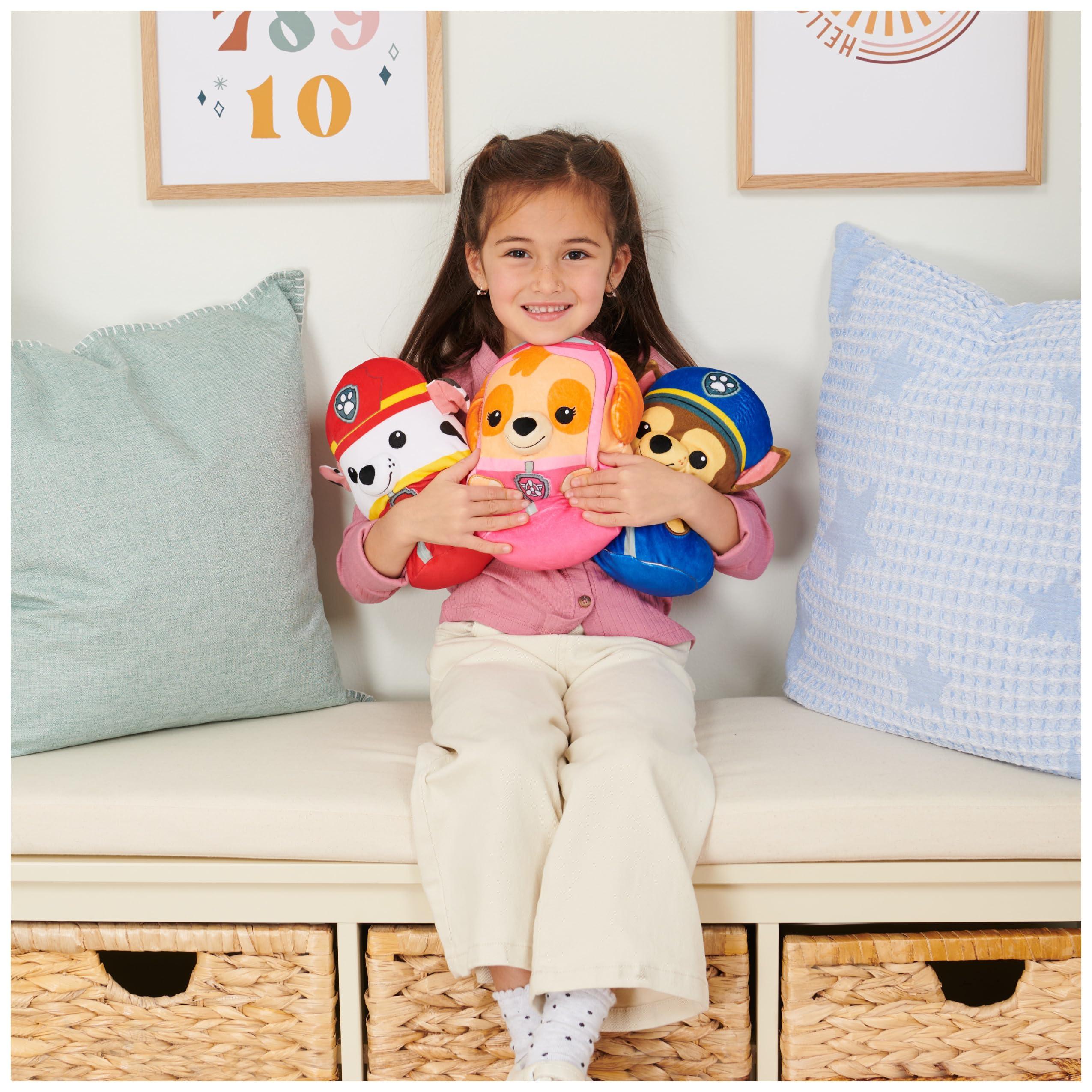 GUND PAW Patrol Rubble Squish Plush, Official Toy from The Hit Cartoon, Squishy Stuffed Animal for Ages 1 and Up, 8