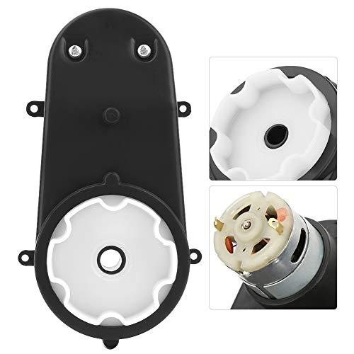 Acogedor Acogedor RS380 Electric Motor Gearbox, Gearbox with 6V/12V Motor,Sturdy and Durable,Low Noise,Wear-resistant, Children's Electric Car Remote Control Steering Motor Gearbox(12V 5600Rpm)